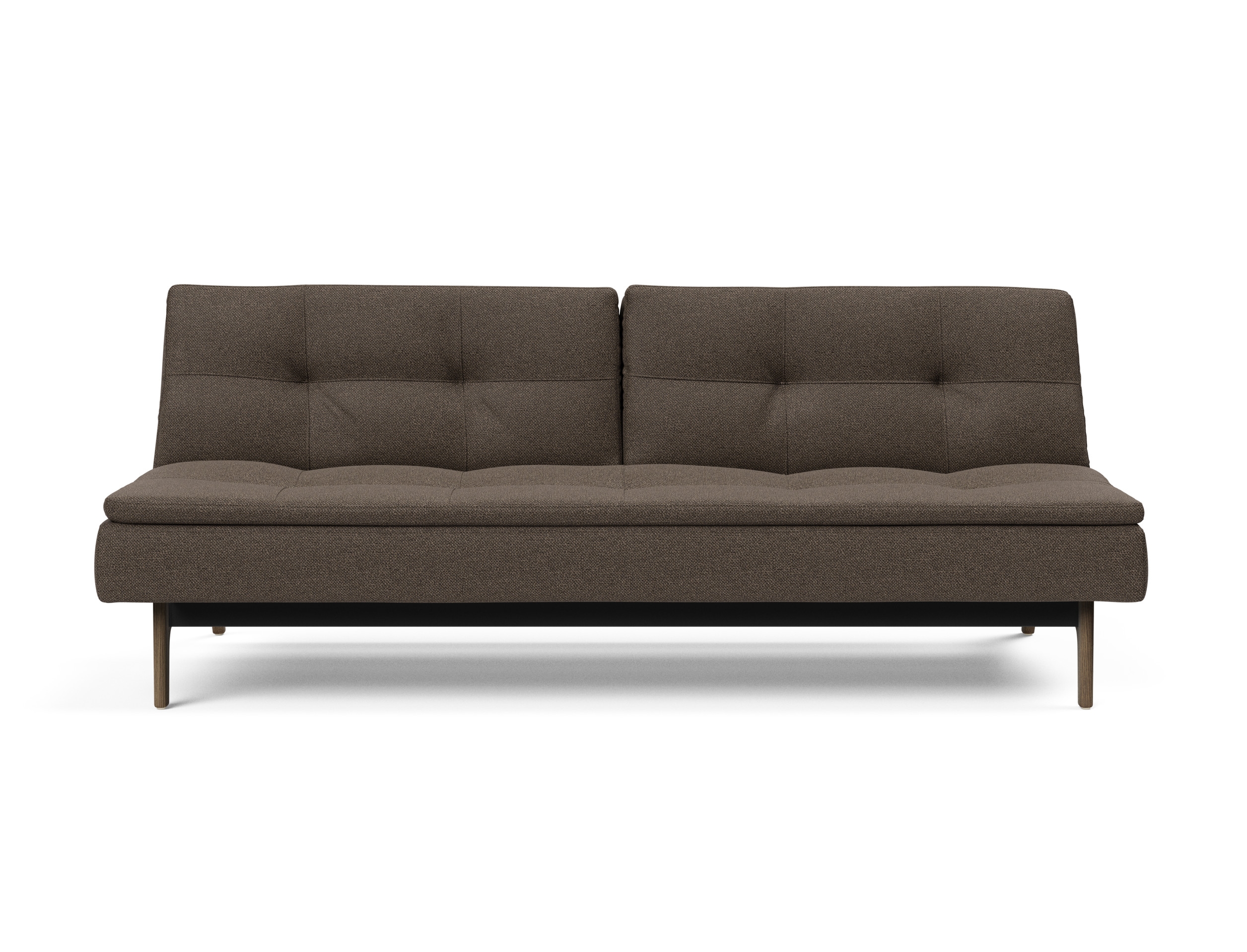 Dublexo Eik Fabric Sofa Bed w/Smoked Oak Legs