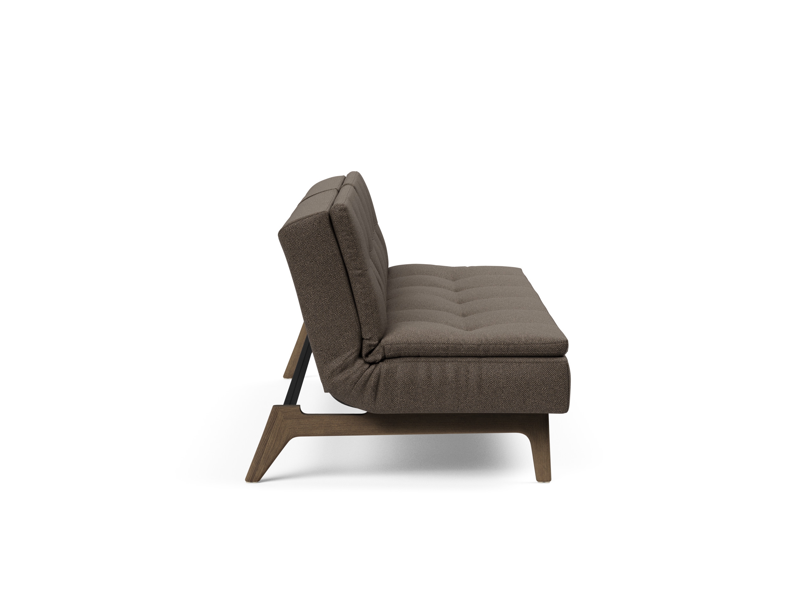 Dublexo Eik Fabric Sofa Bed w/Smoked Oak Legs