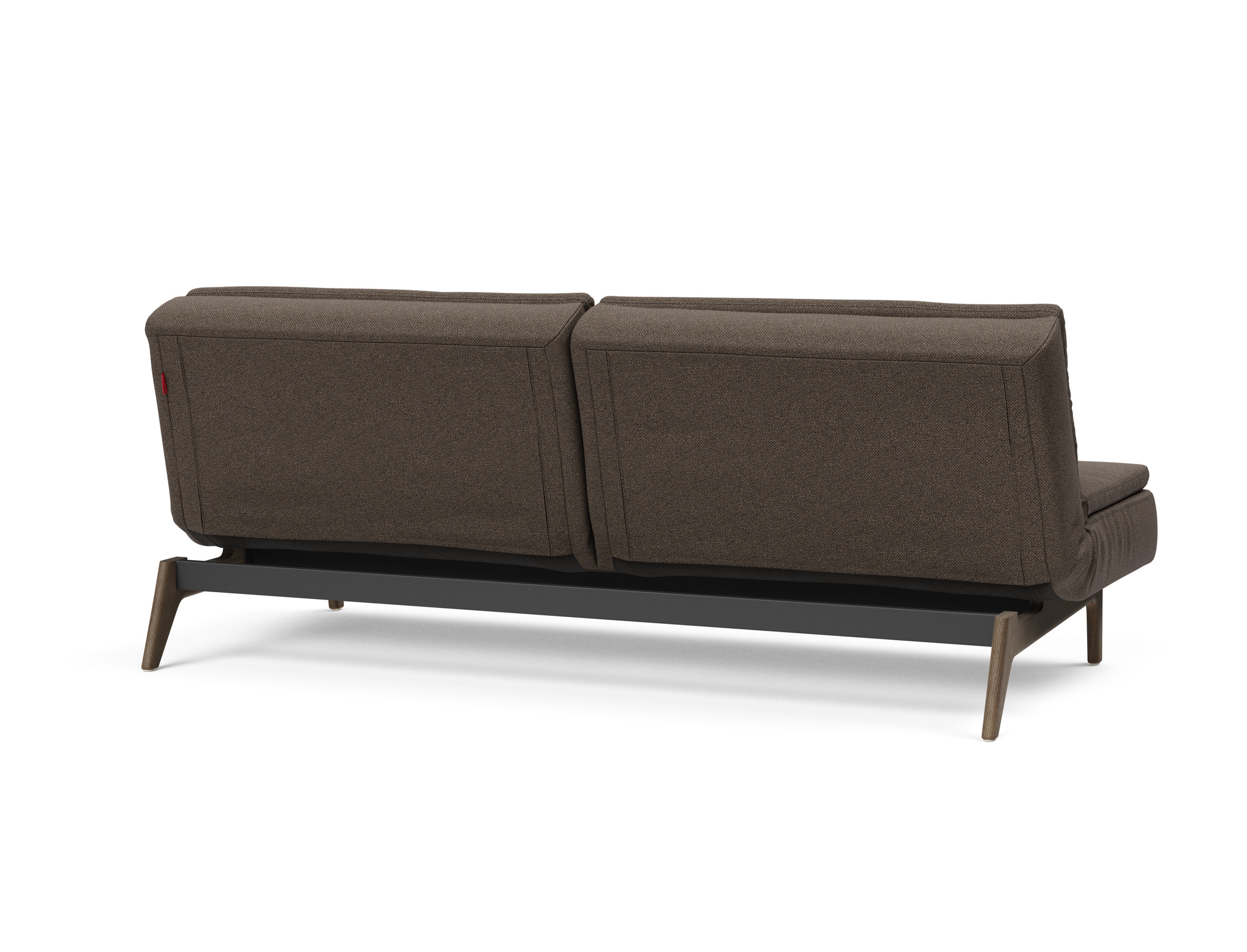 Dublexo Eik Fabric Sofa Bed w/Smoked Oak Legs