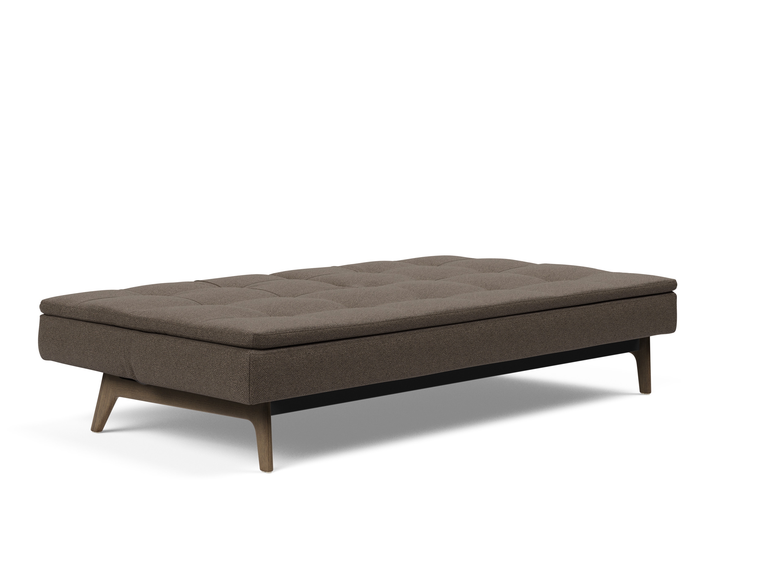 Dublexo Eik Fabric Sofa Bed w/Smoked Oak Legs