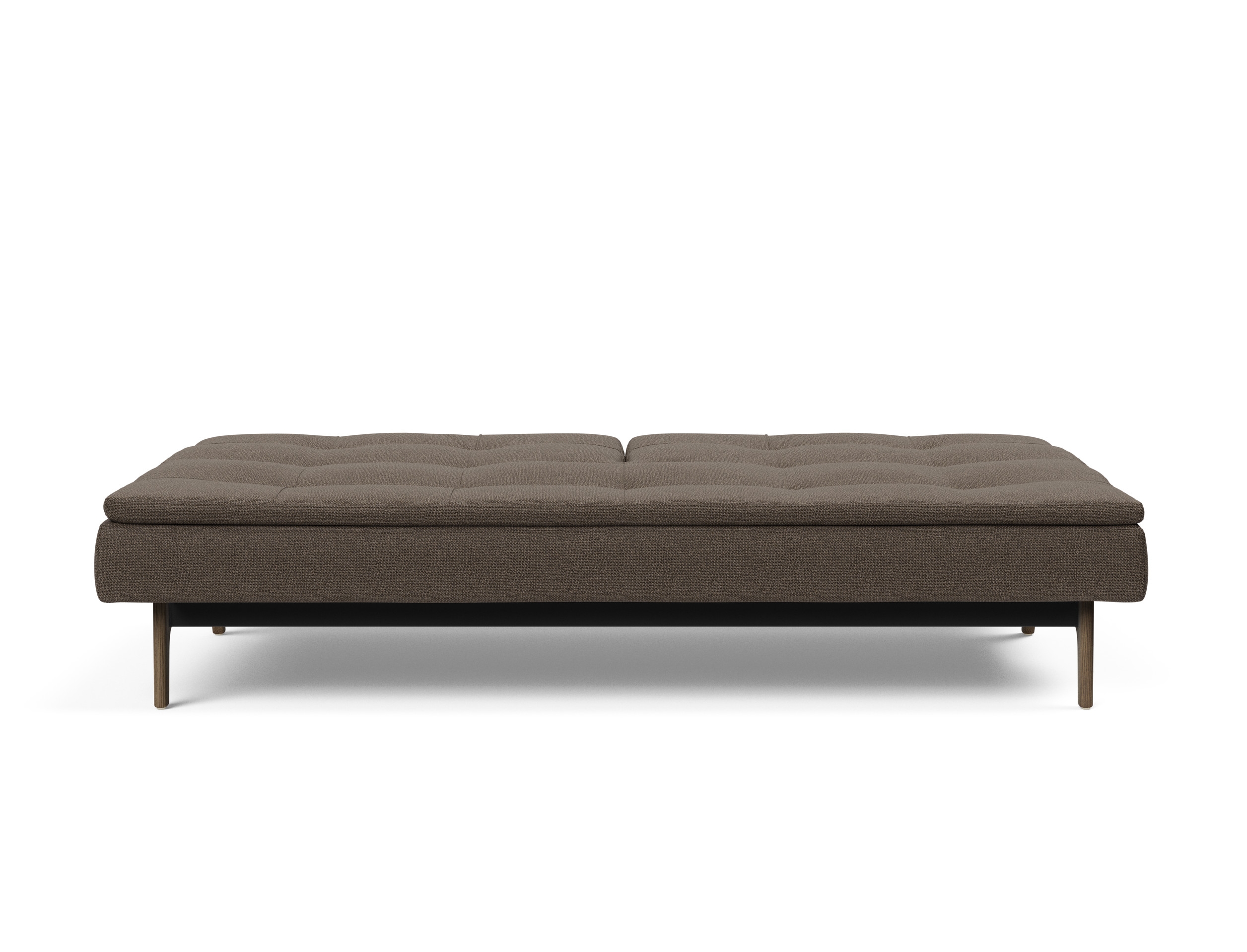Dublexo Eik Fabric Sofa Bed w/Smoked Oak Legs