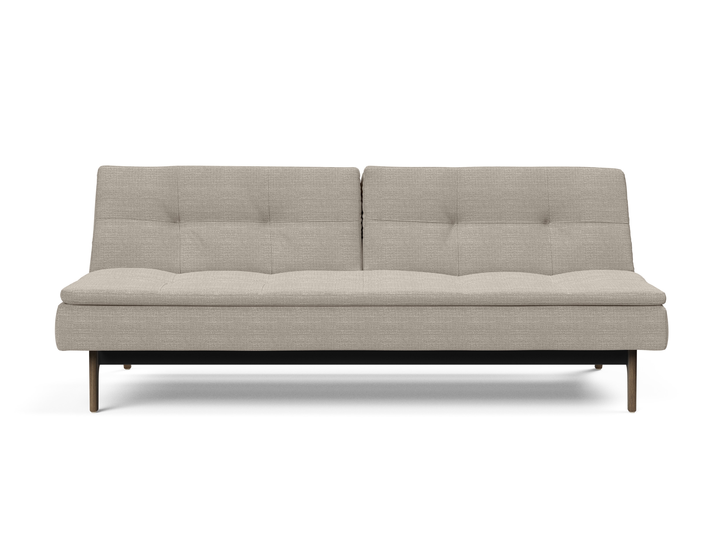 Dublexo Eik Fabric Sofa Bed w/Smoked Oak Legs