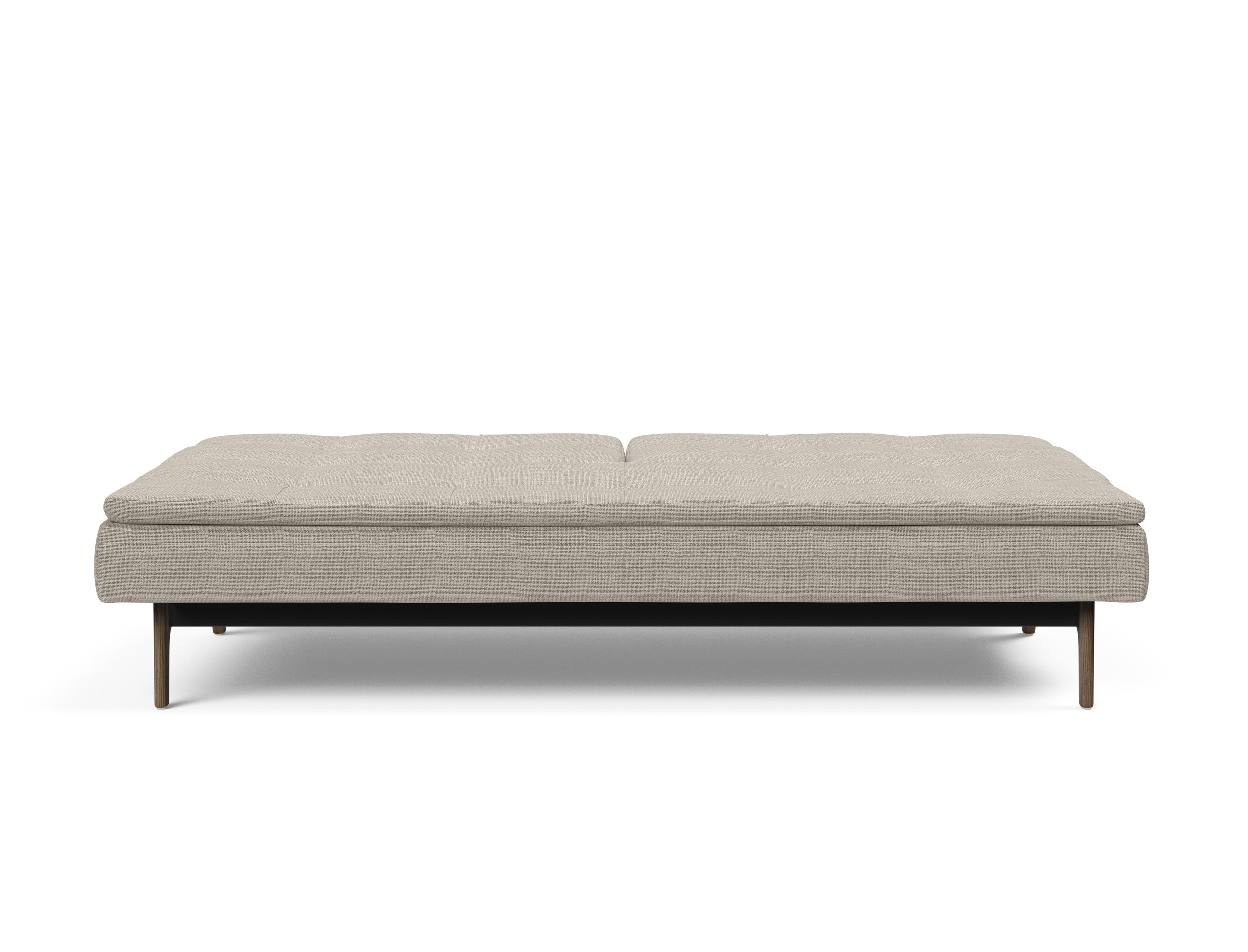 Dublexo Eik Fabric Sofa Bed w/Smoked Oak Legs