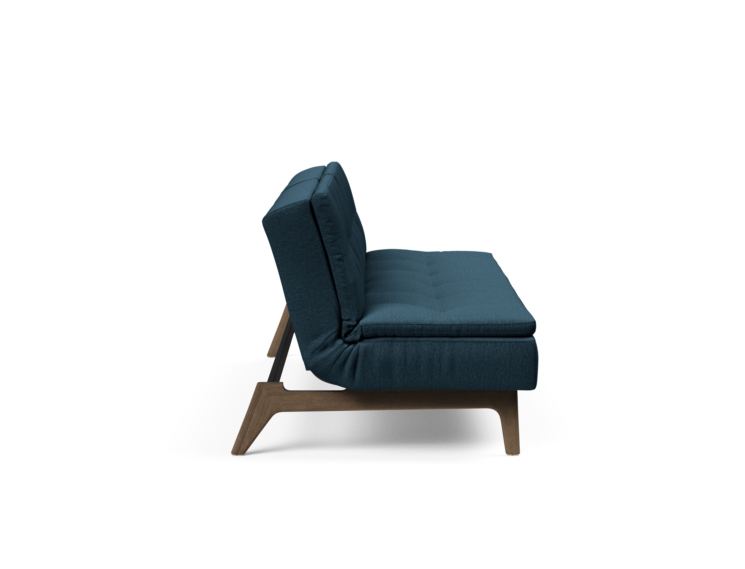 Dublexo Eik Fabric Sofa Bed w/Smoked Oak Legs