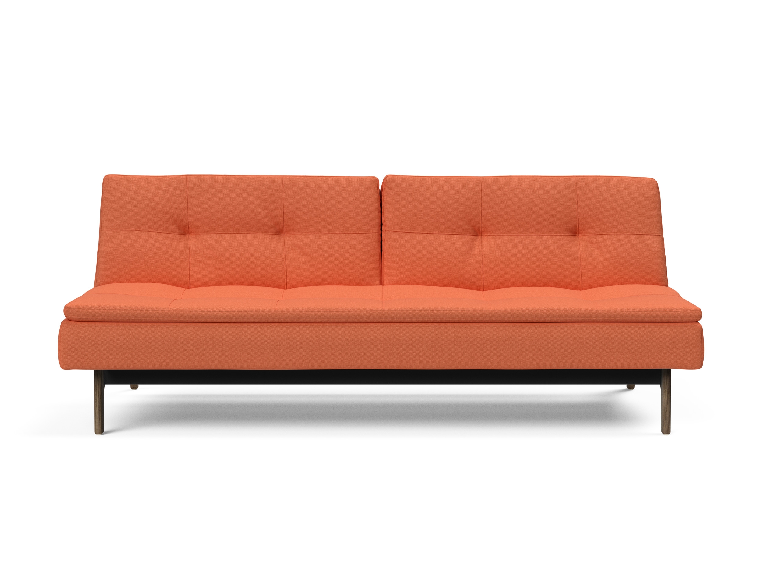 Dublexo Eik Fabric Sofa Bed w/Smoked Oak Legs
