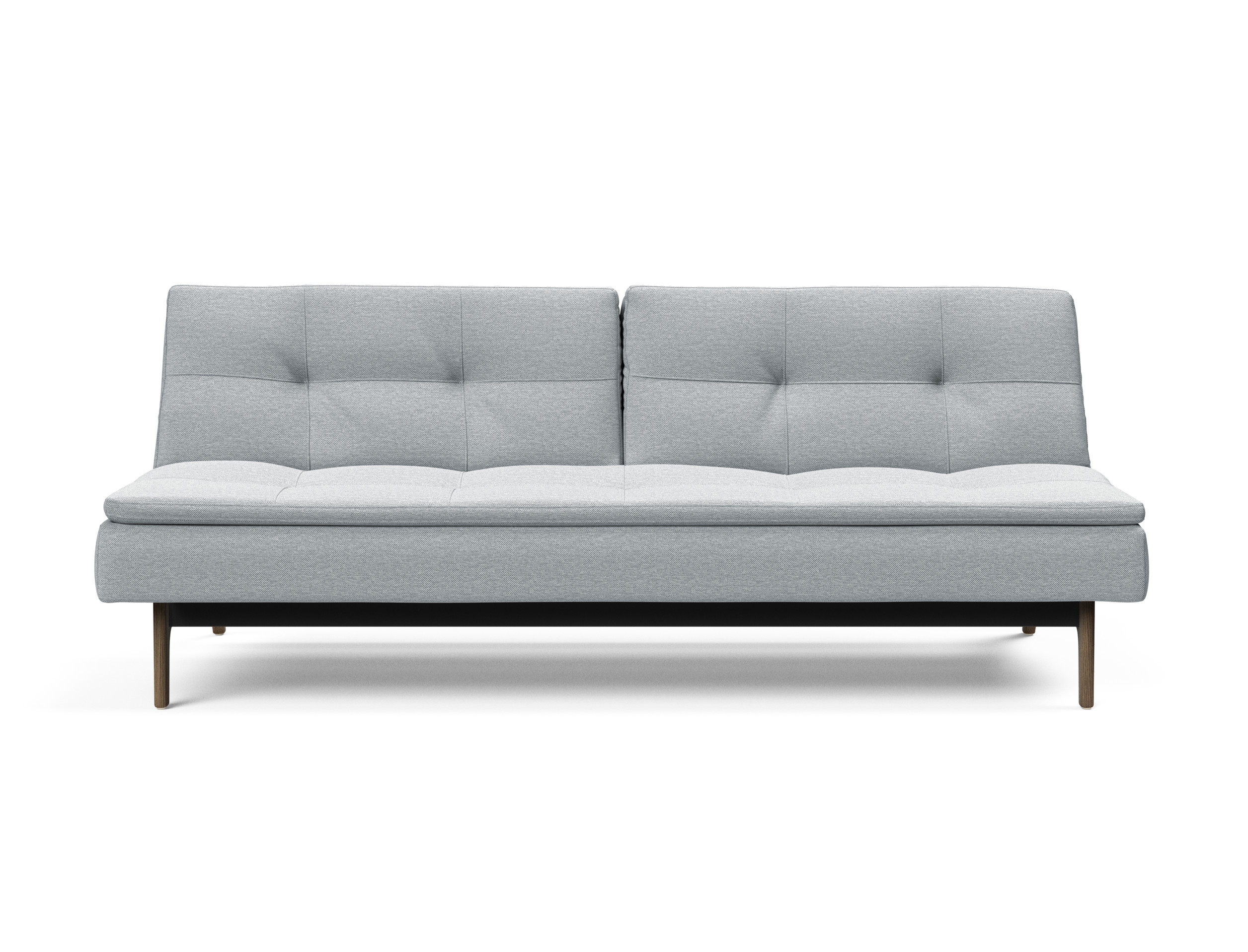 Dublexo Eik Fabric Sofa Bed w/Smoked Oak Legs