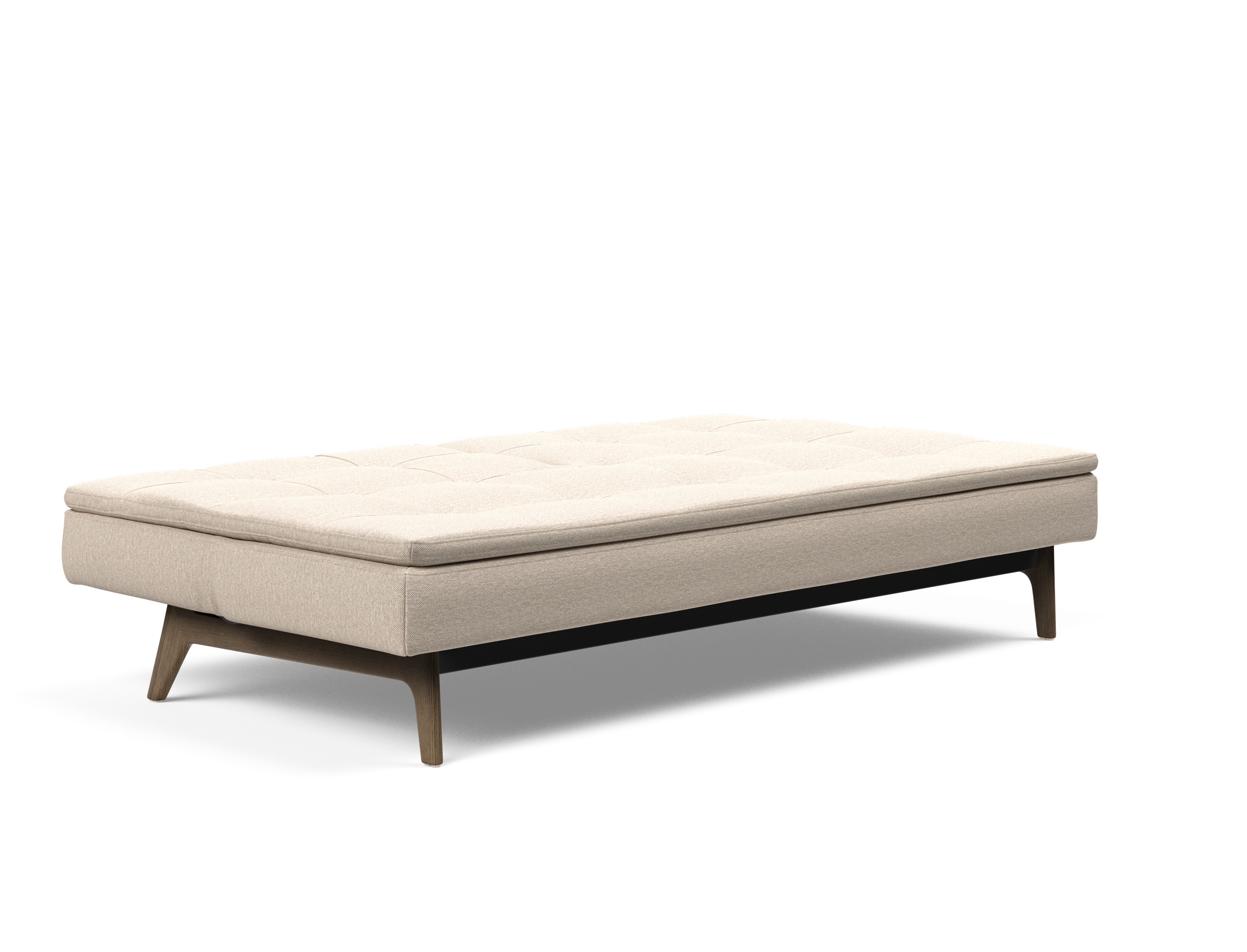 Dublexo Eik Fabric Sofa Bed w/Smoked Oak Legs