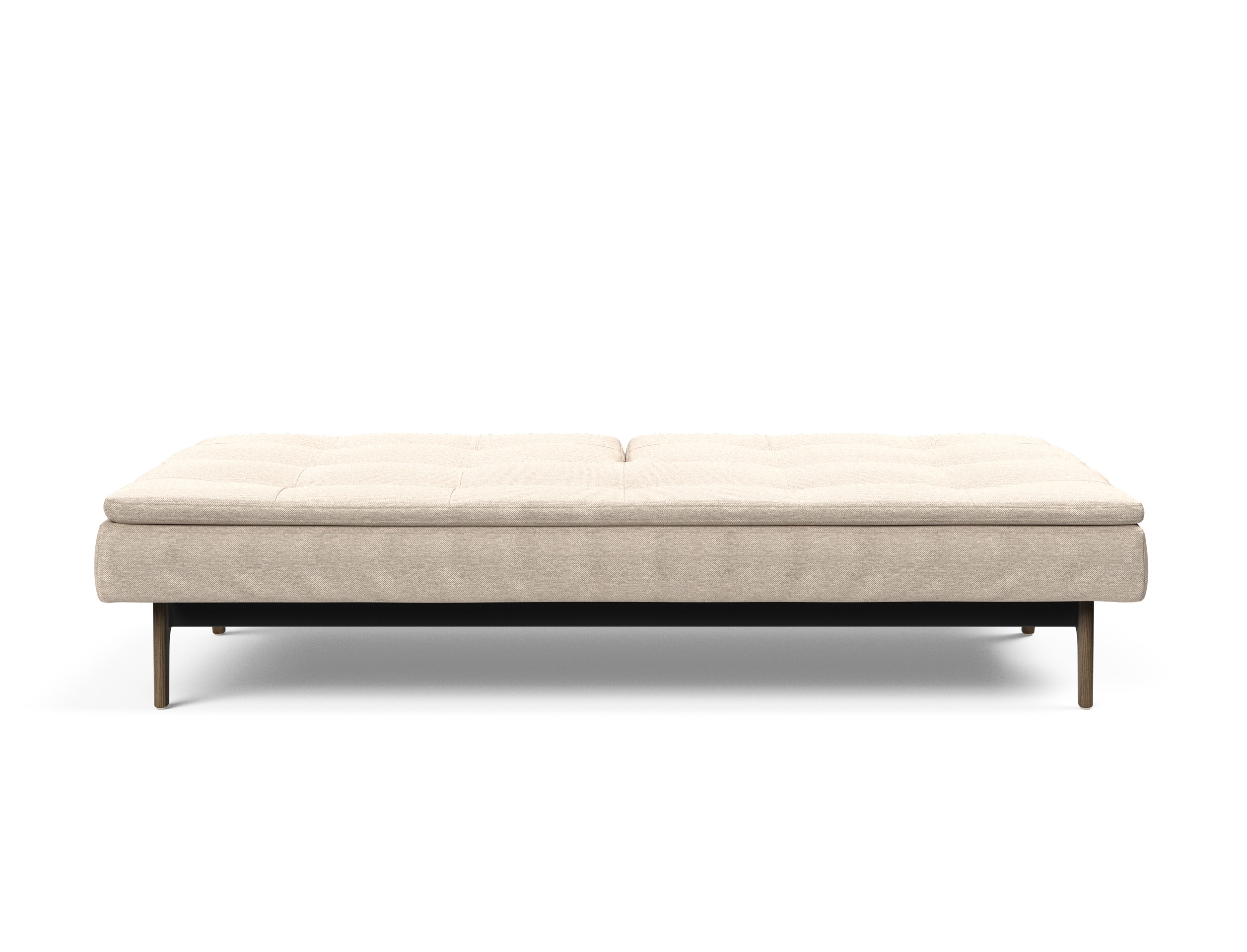 Dublexo Eik Fabric Sofa Bed w/Smoked Oak Legs