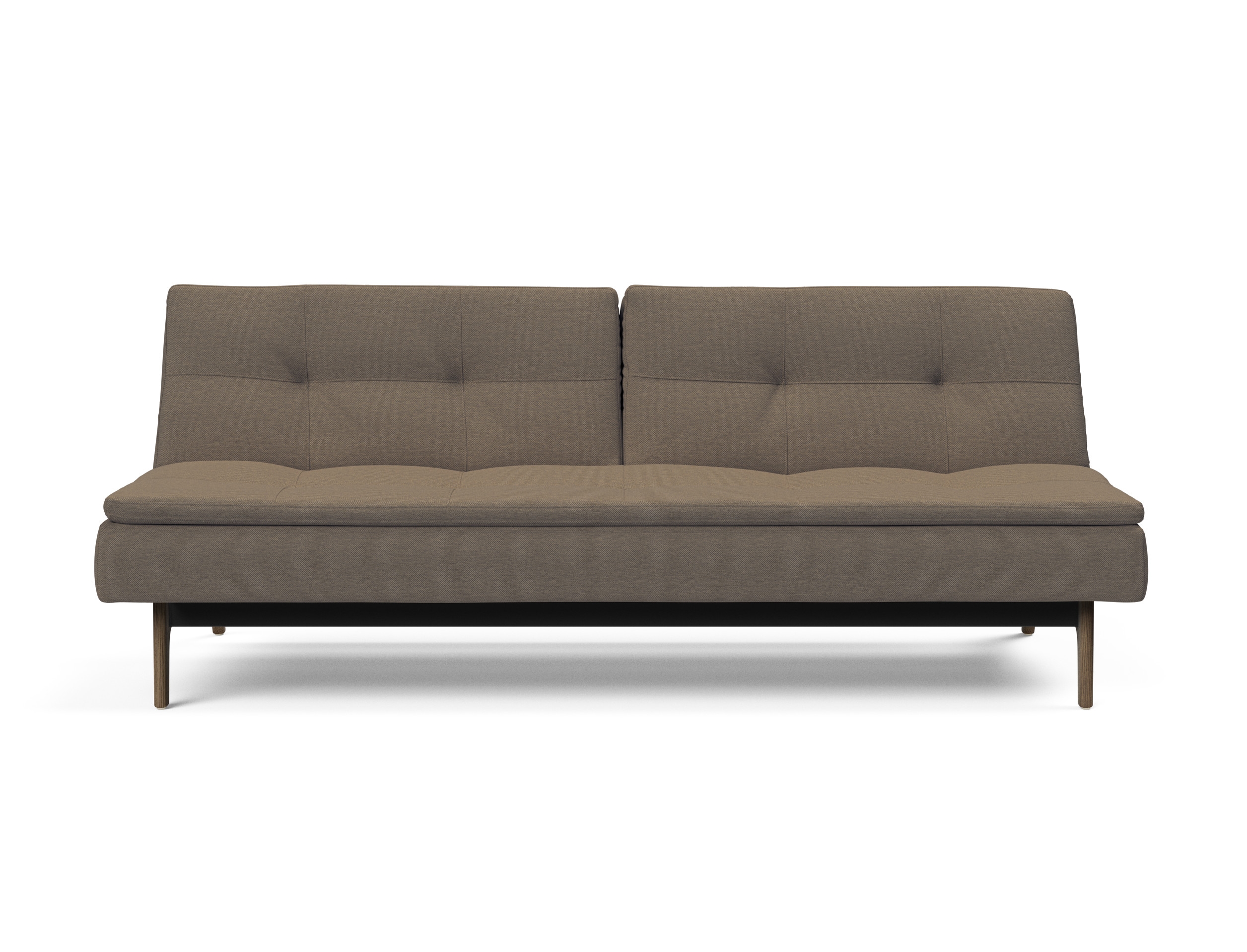 Dublexo Eik Fabric Sofa Bed w/Smoked Oak Legs