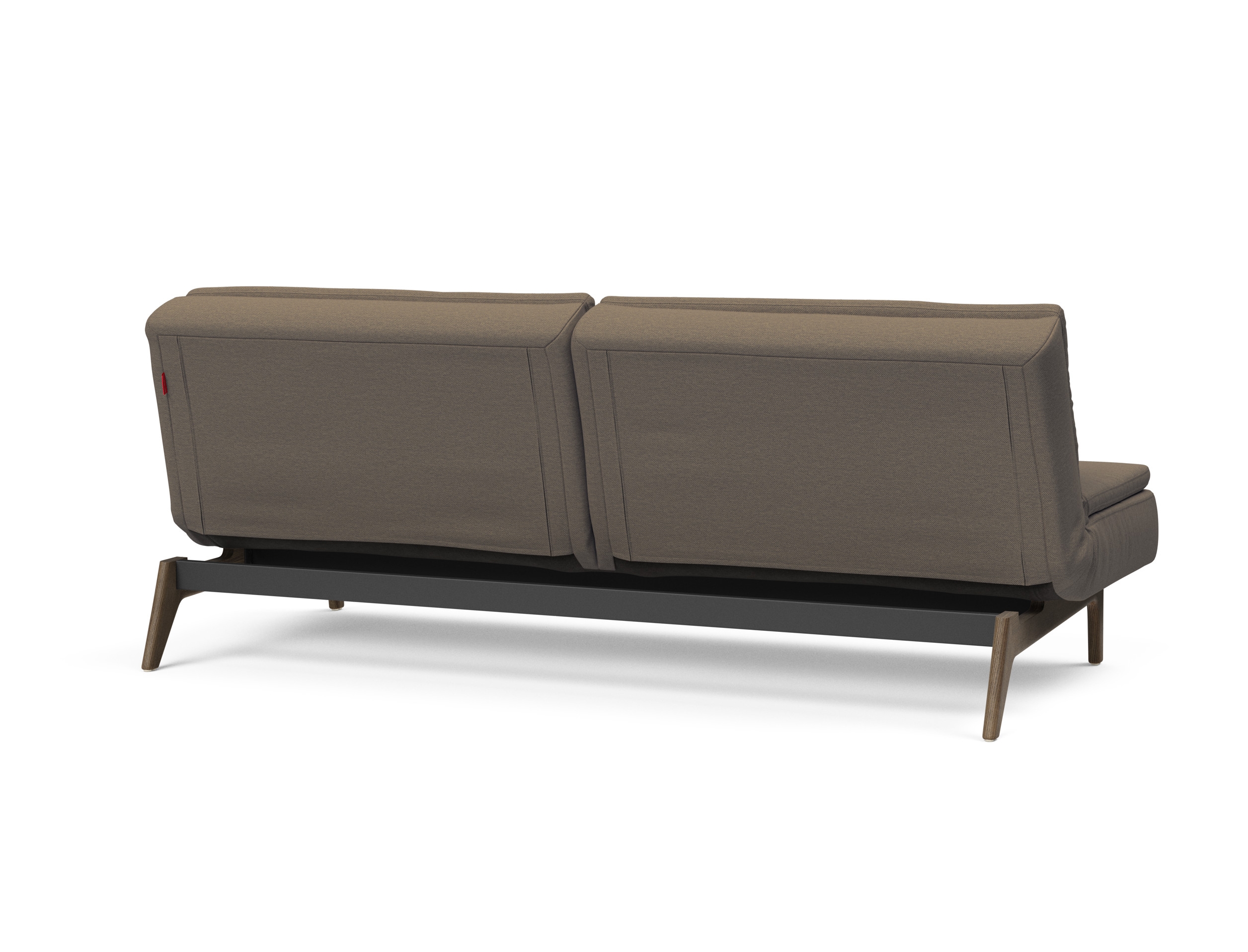 Dublexo Eik Fabric Sofa Bed w/Smoked Oak Legs