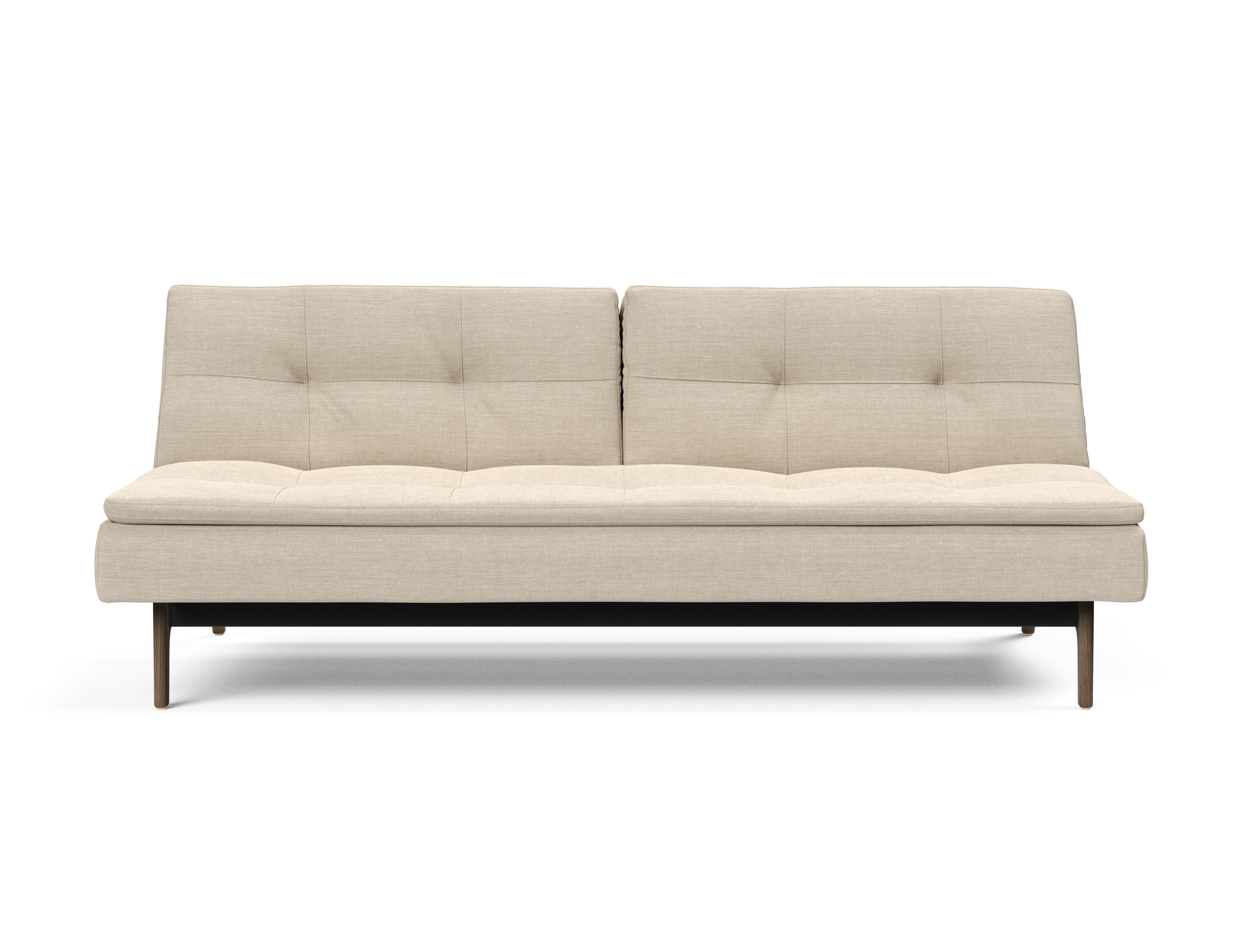Dublexo Eik Fabric Sofa Bed w/Smoked Oak Legs