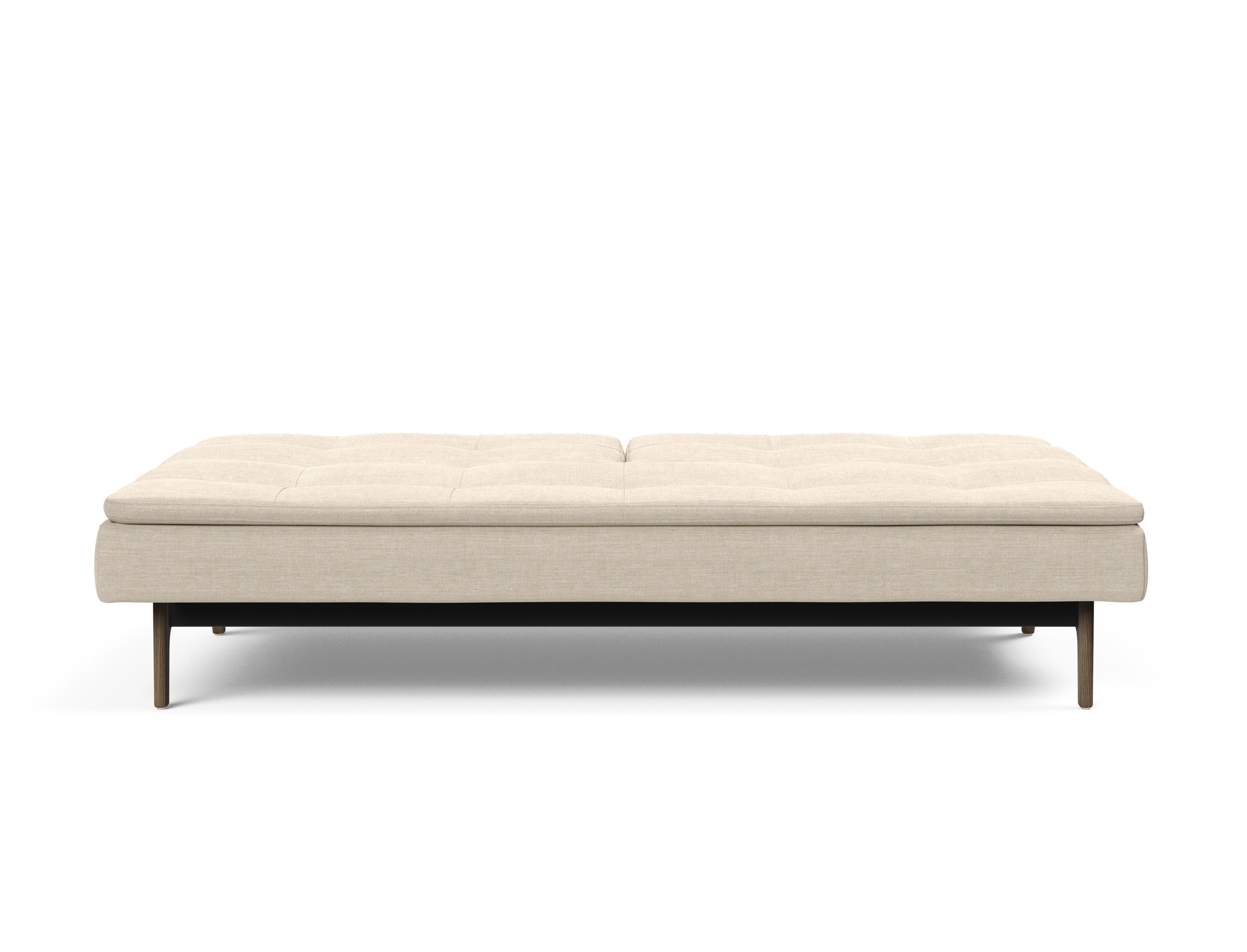 Dublexo Eik Fabric Sofa Bed w/Smoked Oak Legs