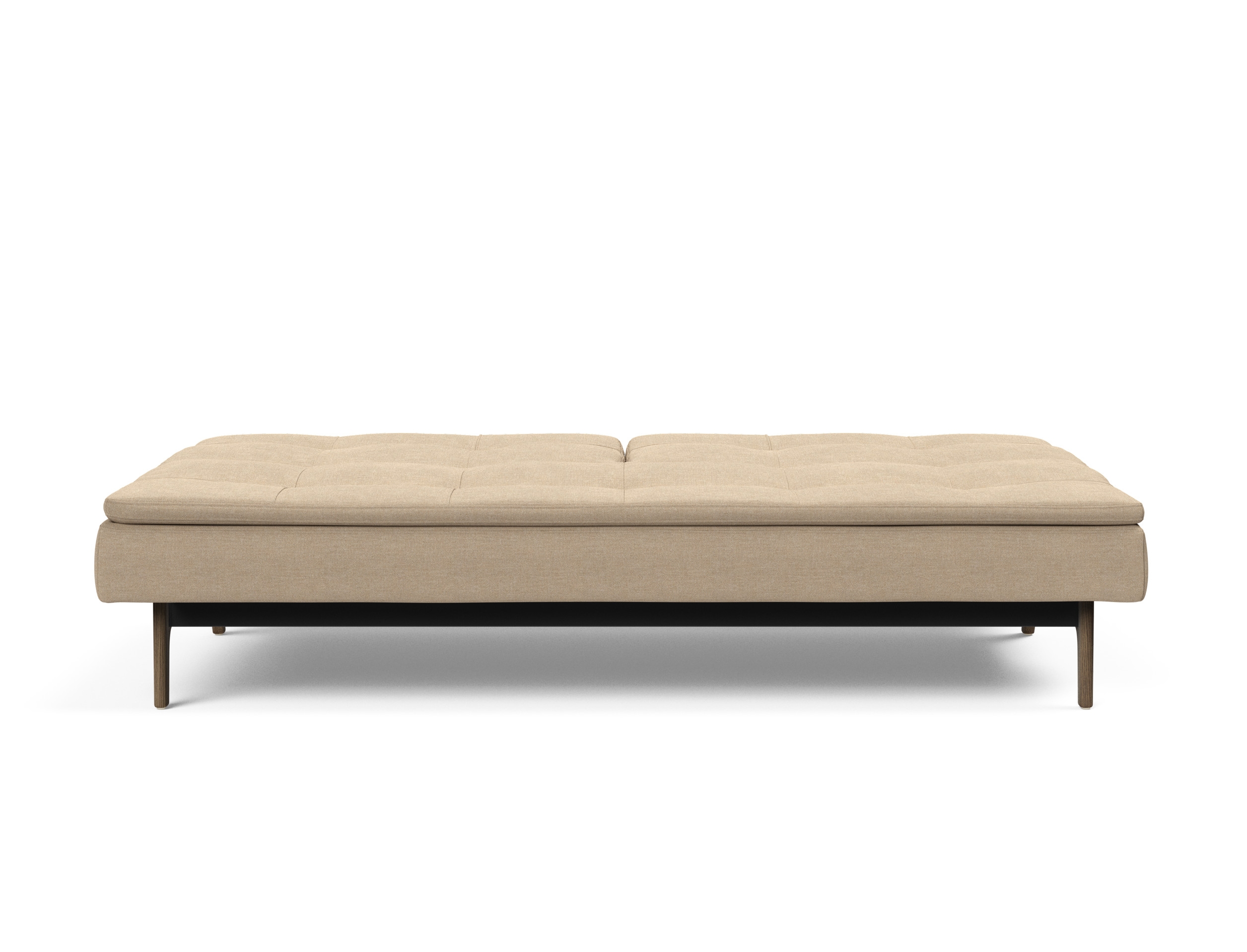 Dublexo Eik Fabric Sofa Bed w/Smoked Oak Legs