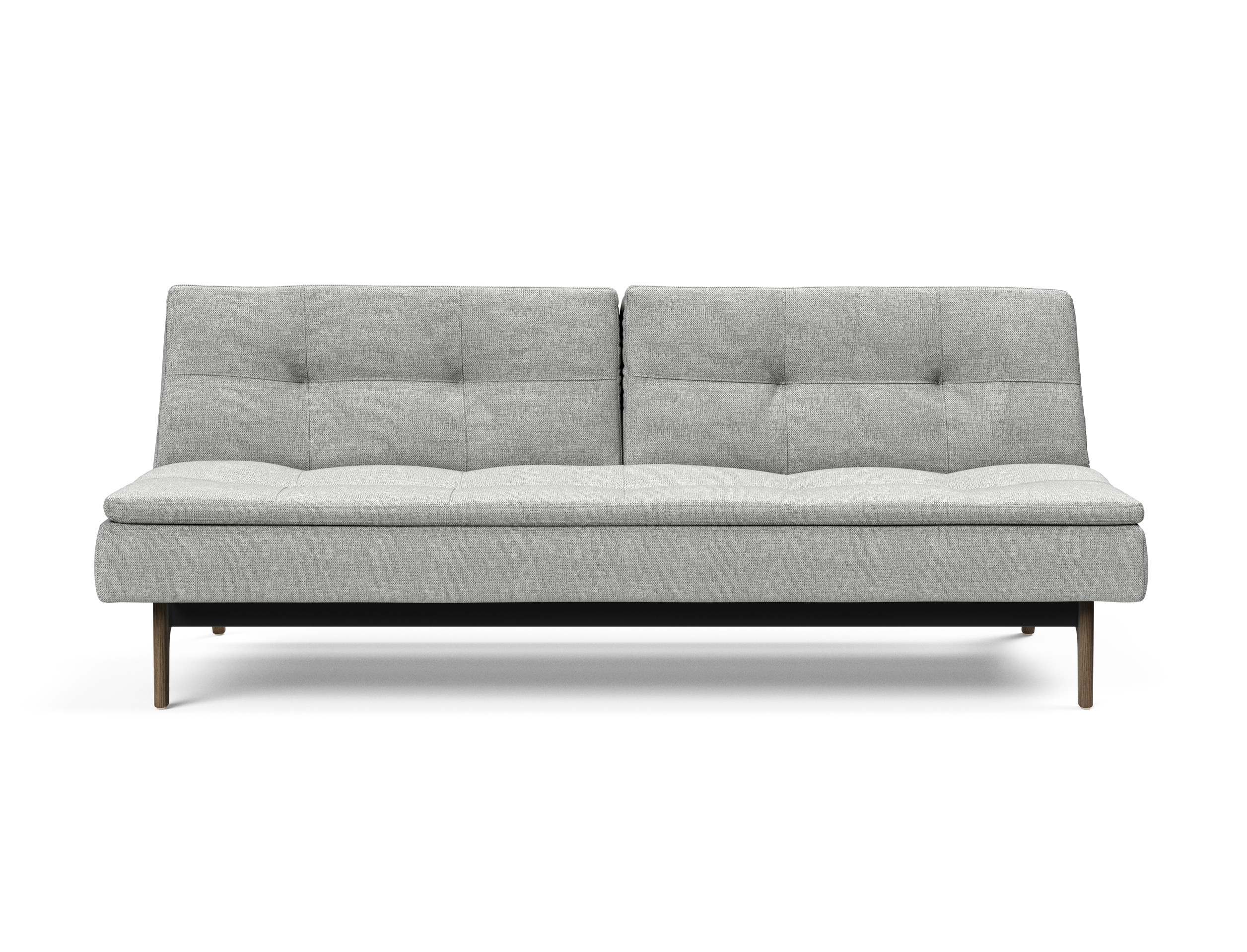 Dublexo Eik Fabric Sofa Bed w/Smoked Oak Legs