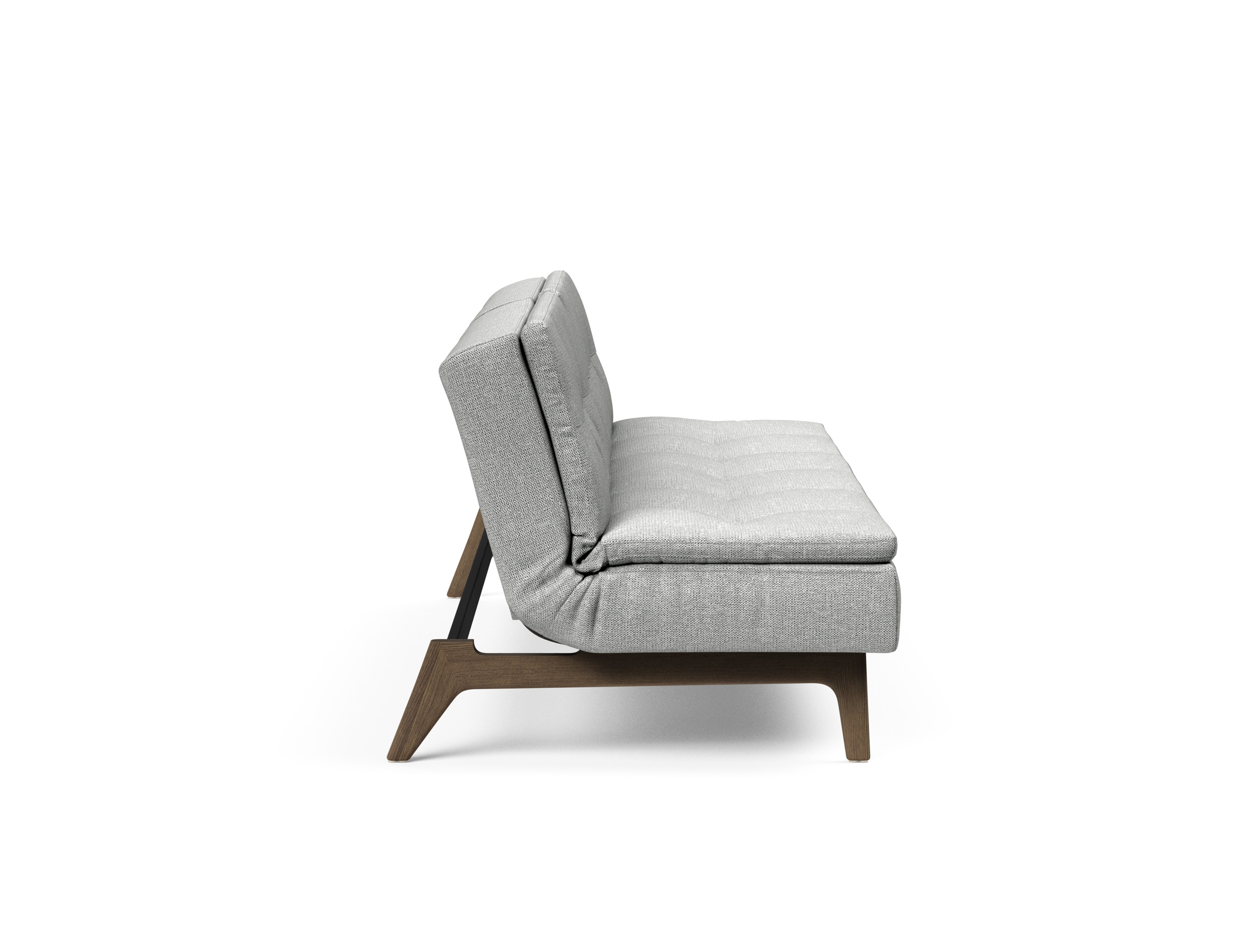 Dublexo Eik Fabric Sofa Bed w/Smoked Oak Legs