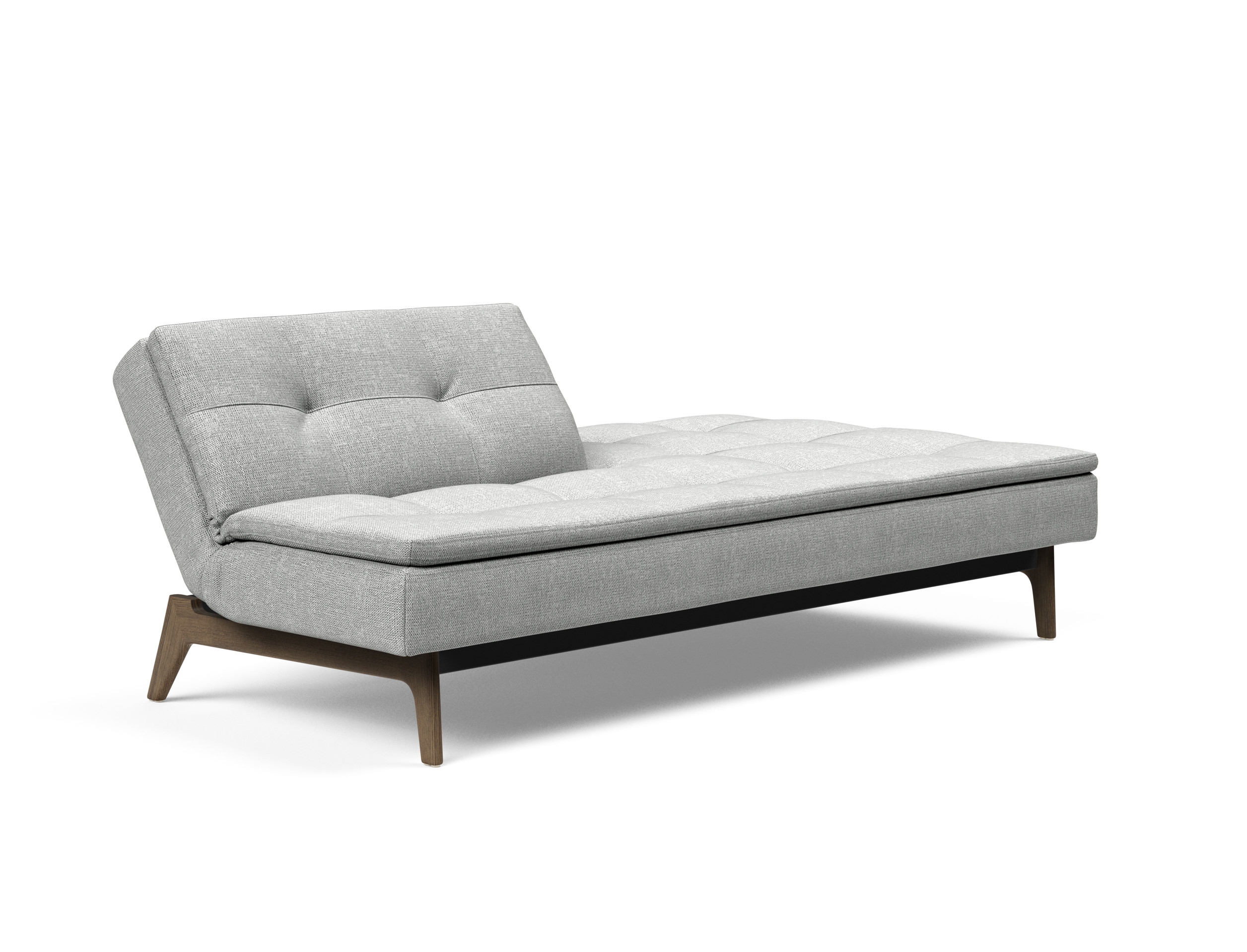 Dublexo Eik Fabric Sofa Bed w/Smoked Oak Legs