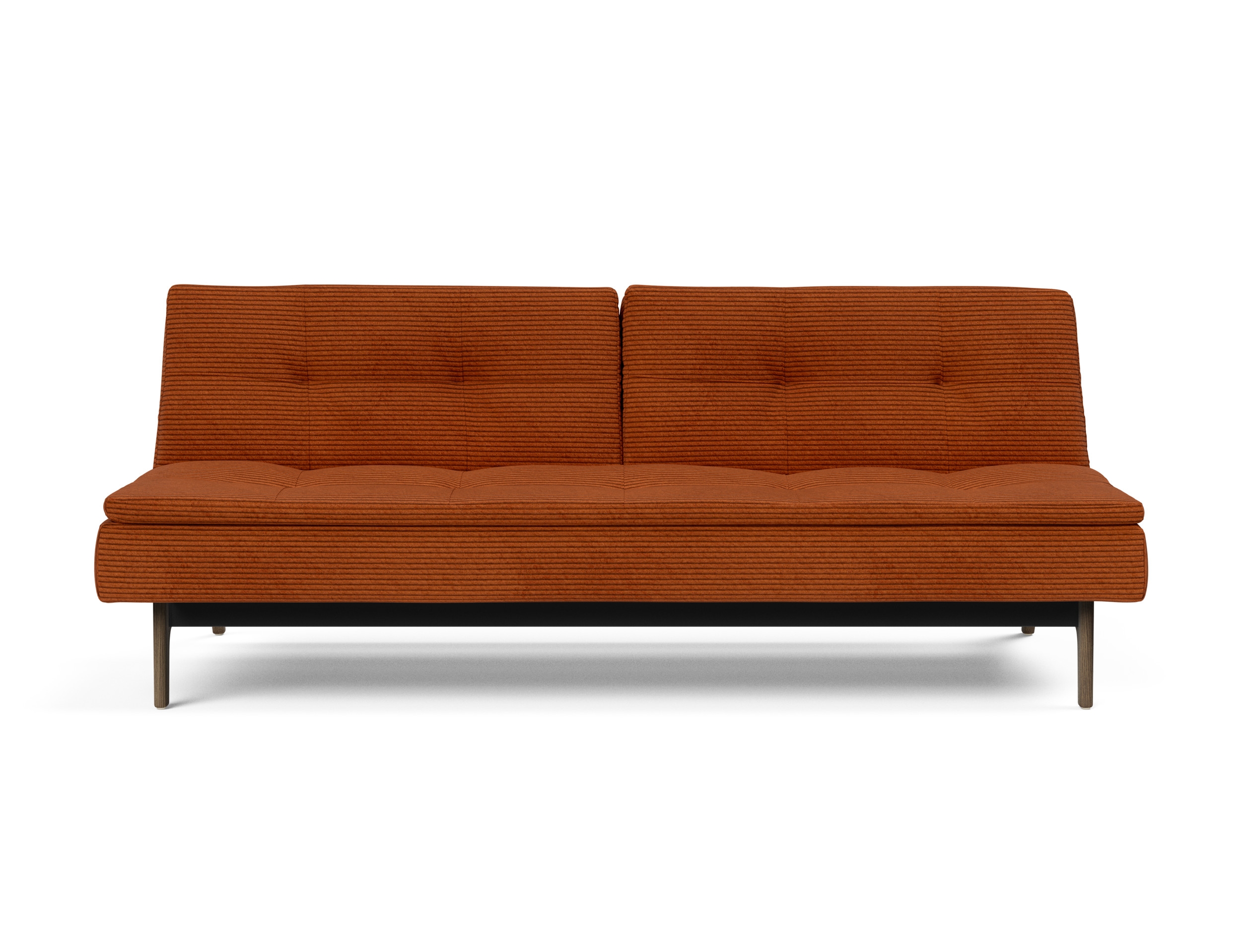 Dublexo Eik Fabric Sofa Bed w/Smoked Oak Legs
