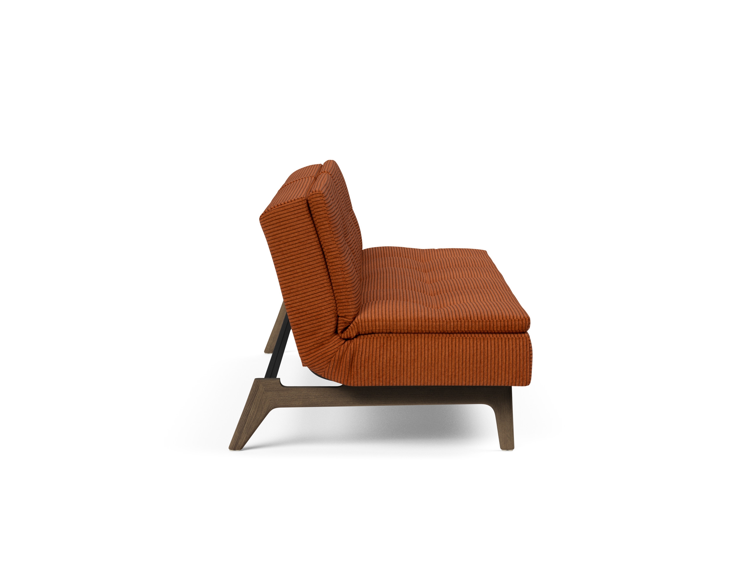Dublexo Eik Fabric Sofa Bed w/Smoked Oak Legs