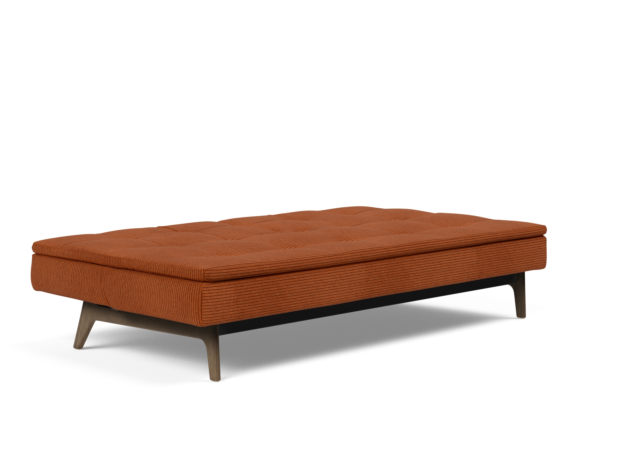 Dublexo Eik Fabric Sofa Bed w/Smoked Oak Legs