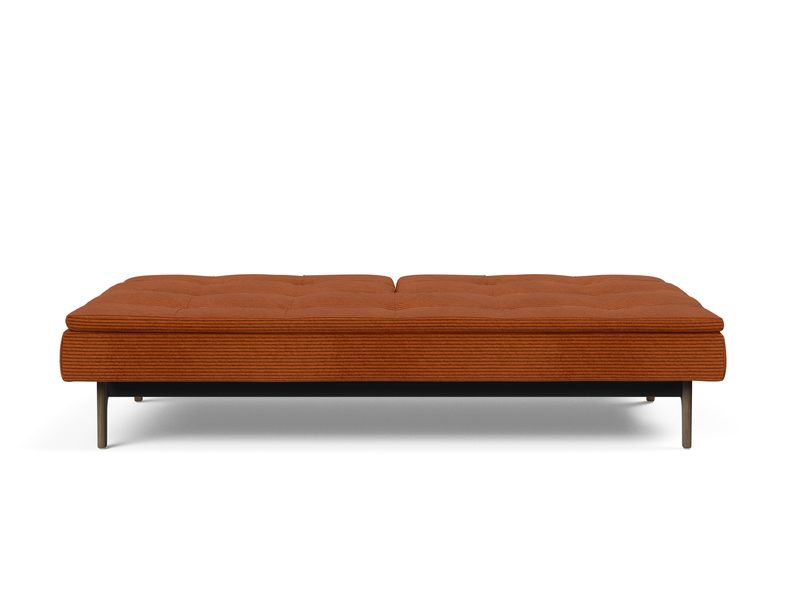 Dublexo Eik Fabric Sofa Bed w/Smoked Oak Legs