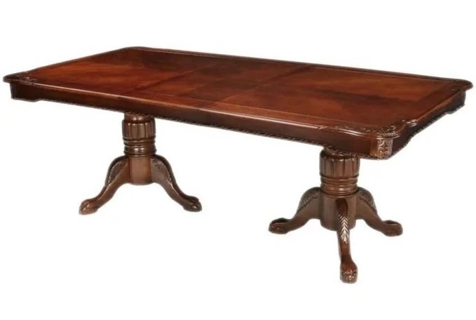 Georgetown Wood Extendable Rectangular Dining Table