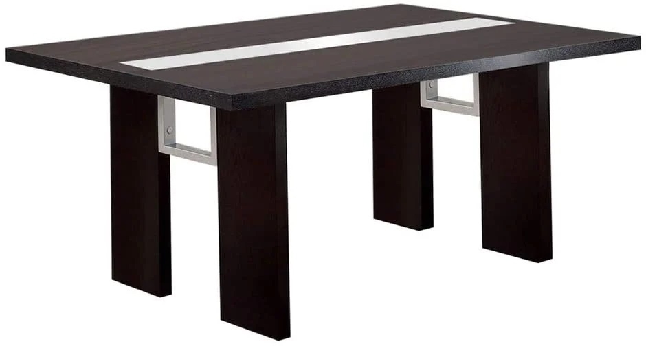 Luminar I Wood/Glass LED Dining Set