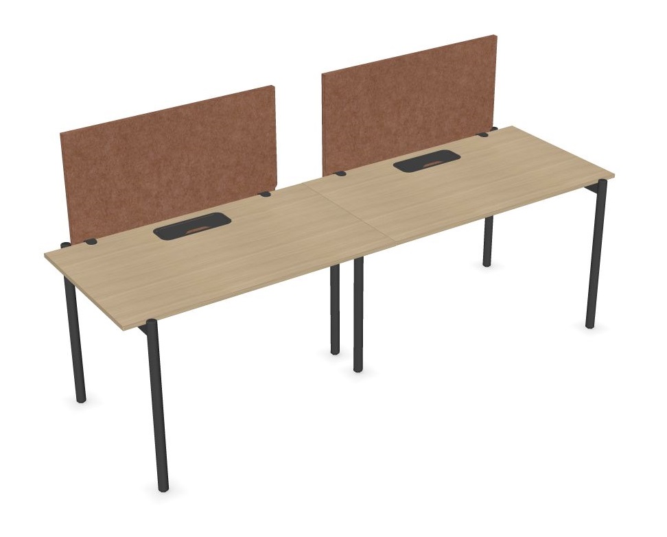 Leg 2 Person Single Sided Workstation
