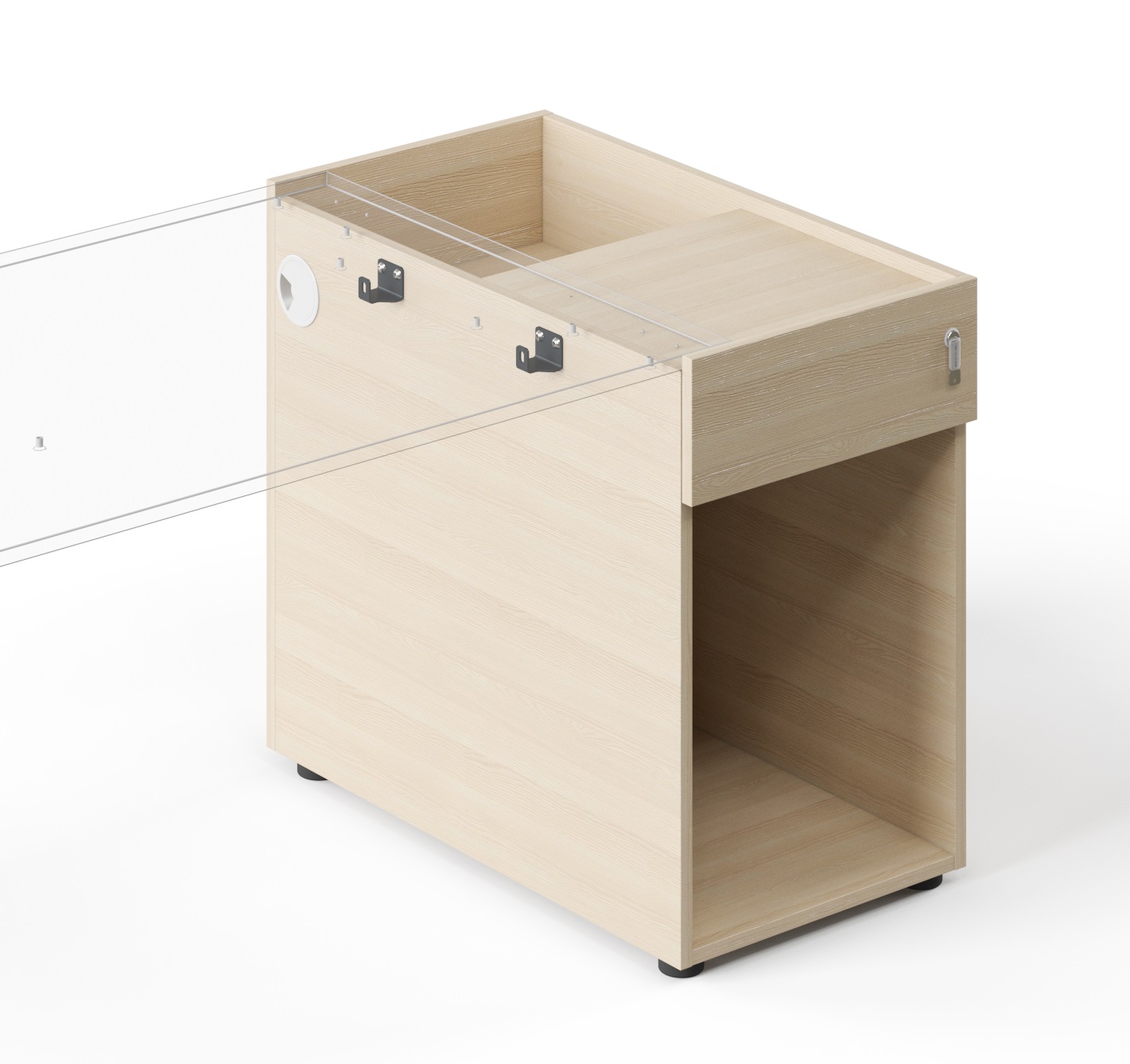 Zedo Single Row Office 2 Desk Bench