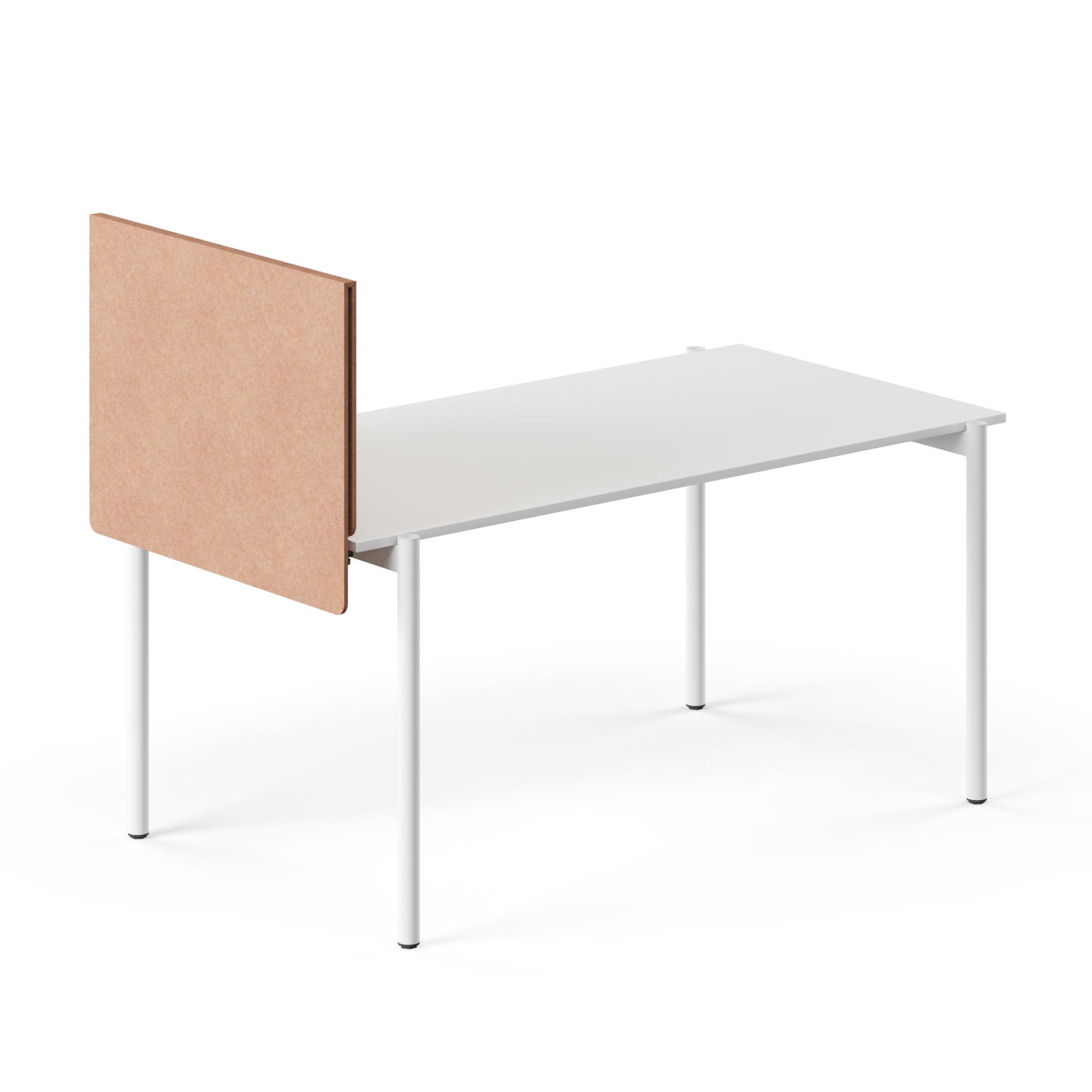 Nova A D27.6" Rectangular Office Desk w/Scallop