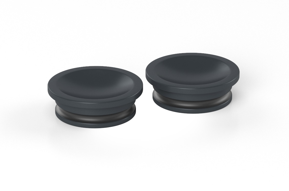 2pcs Silicone Snap in Locking Hole Plugs by NARBUTAS 