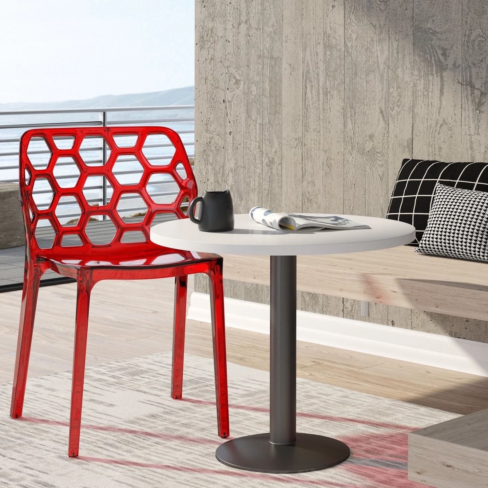 Dynamic Plastic Dining Chair
