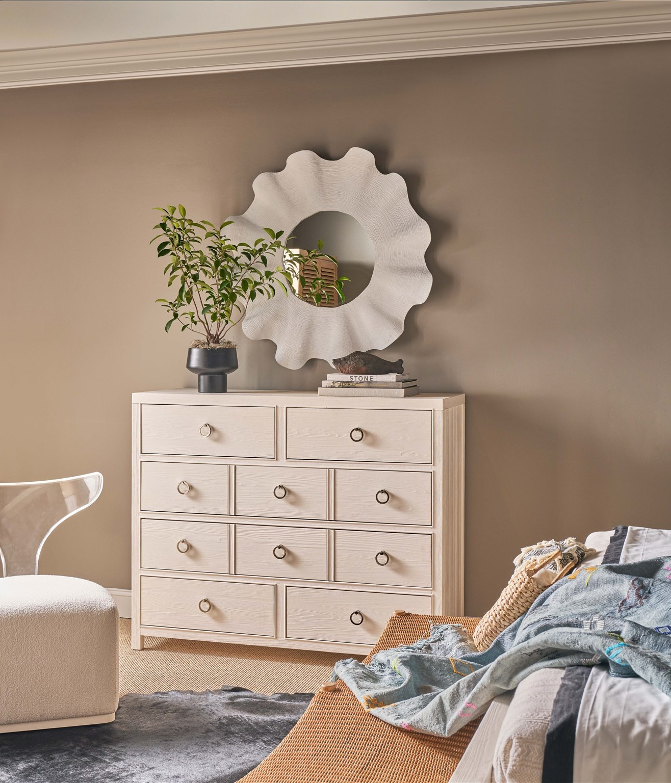 Pacific Grove Wood Dresser w/10 Drawers