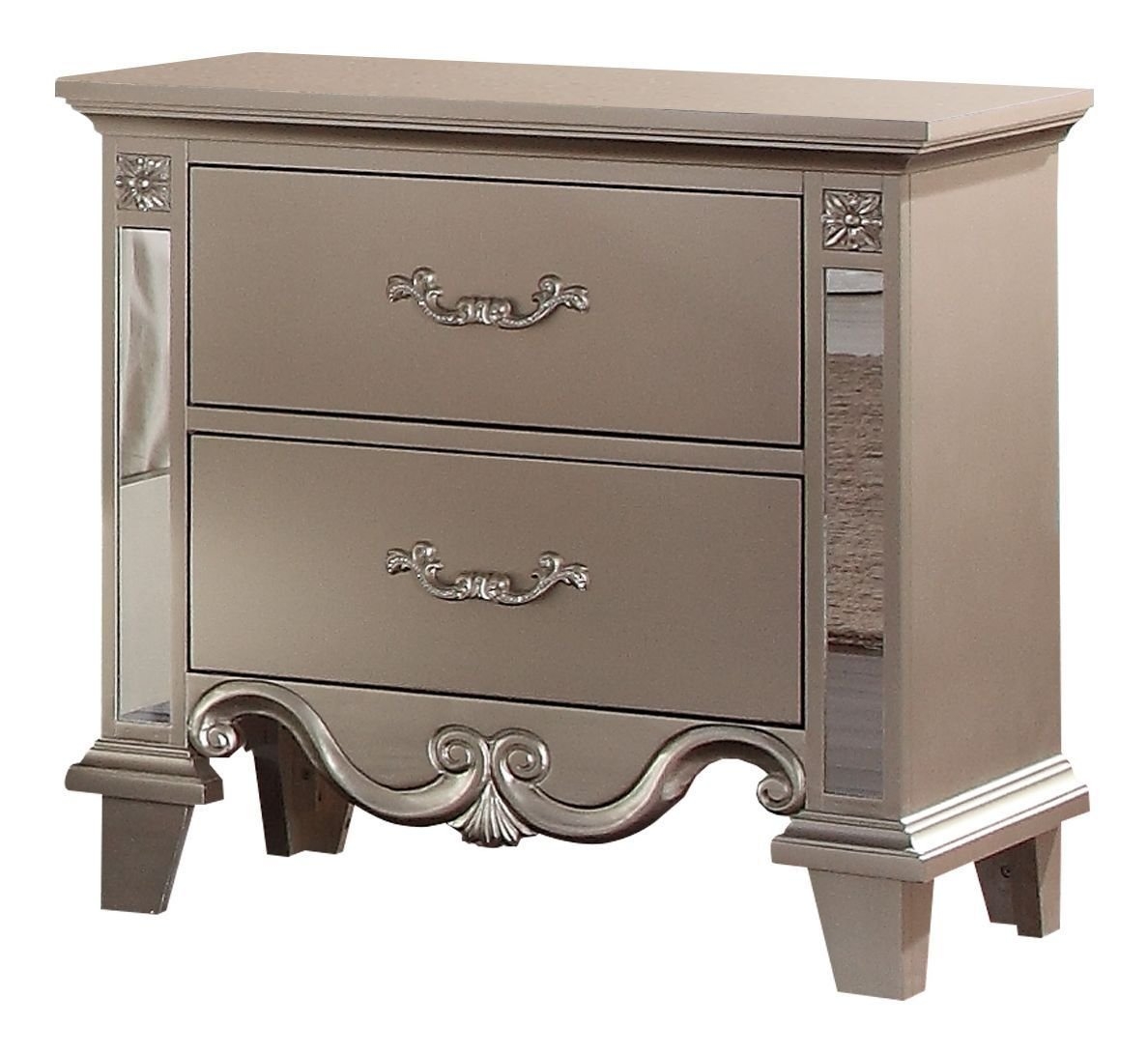 Sonia 2-Drawer Wood Veneer Nightstand