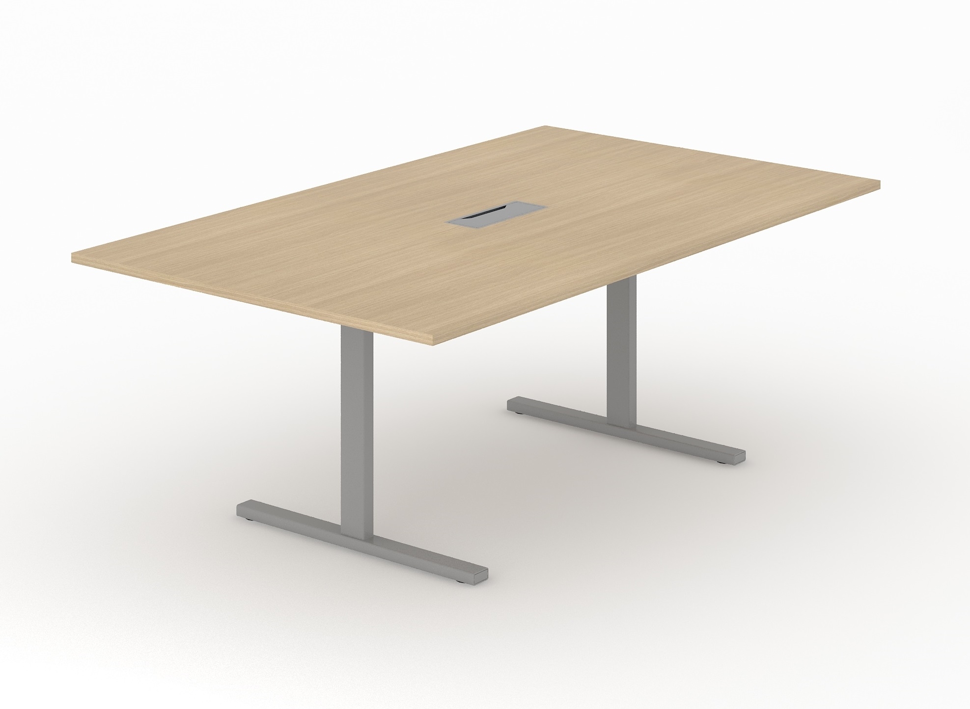 T-Easy Meeting Table w/Grommet for 6 Persons