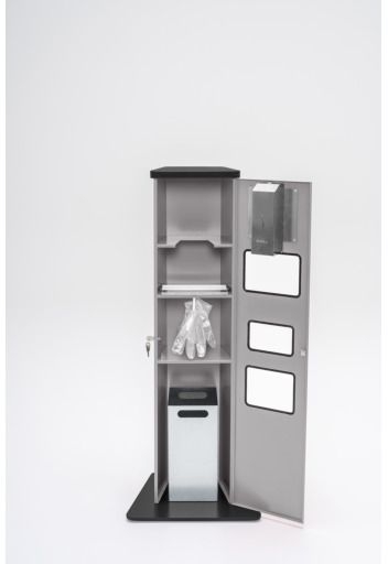 Hand Disinfection Station, Automatic & Contact Free, Free-standing