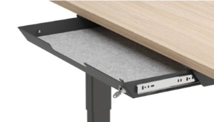 Narbutas Keyboard Tray, Under Desk Bench