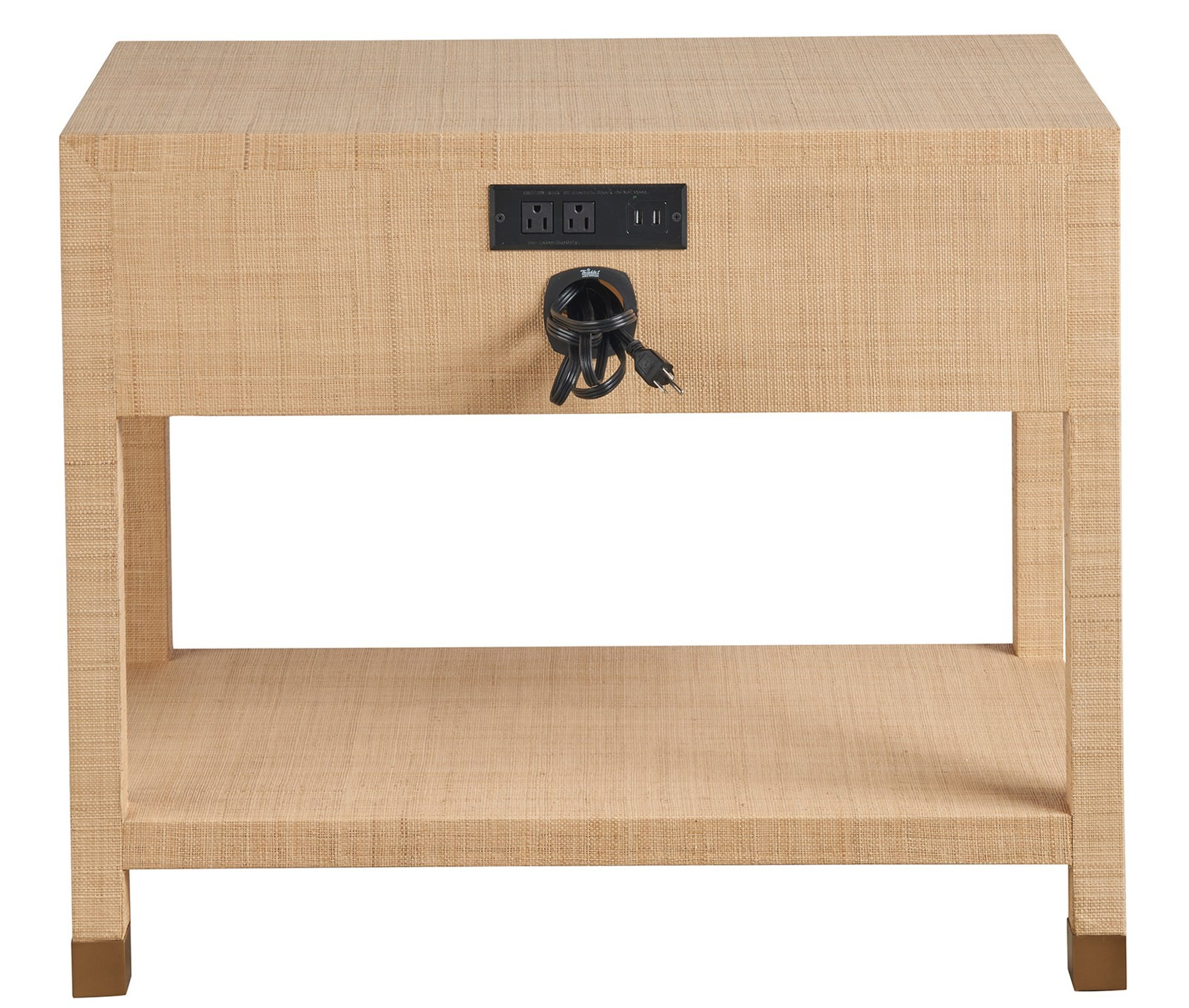 Leah Wood Nightstand w/Drawer
