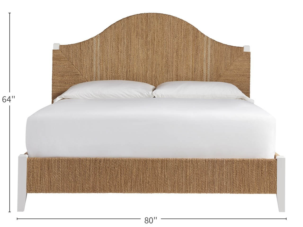 Seabrook Fabric/Wood Panel Bed