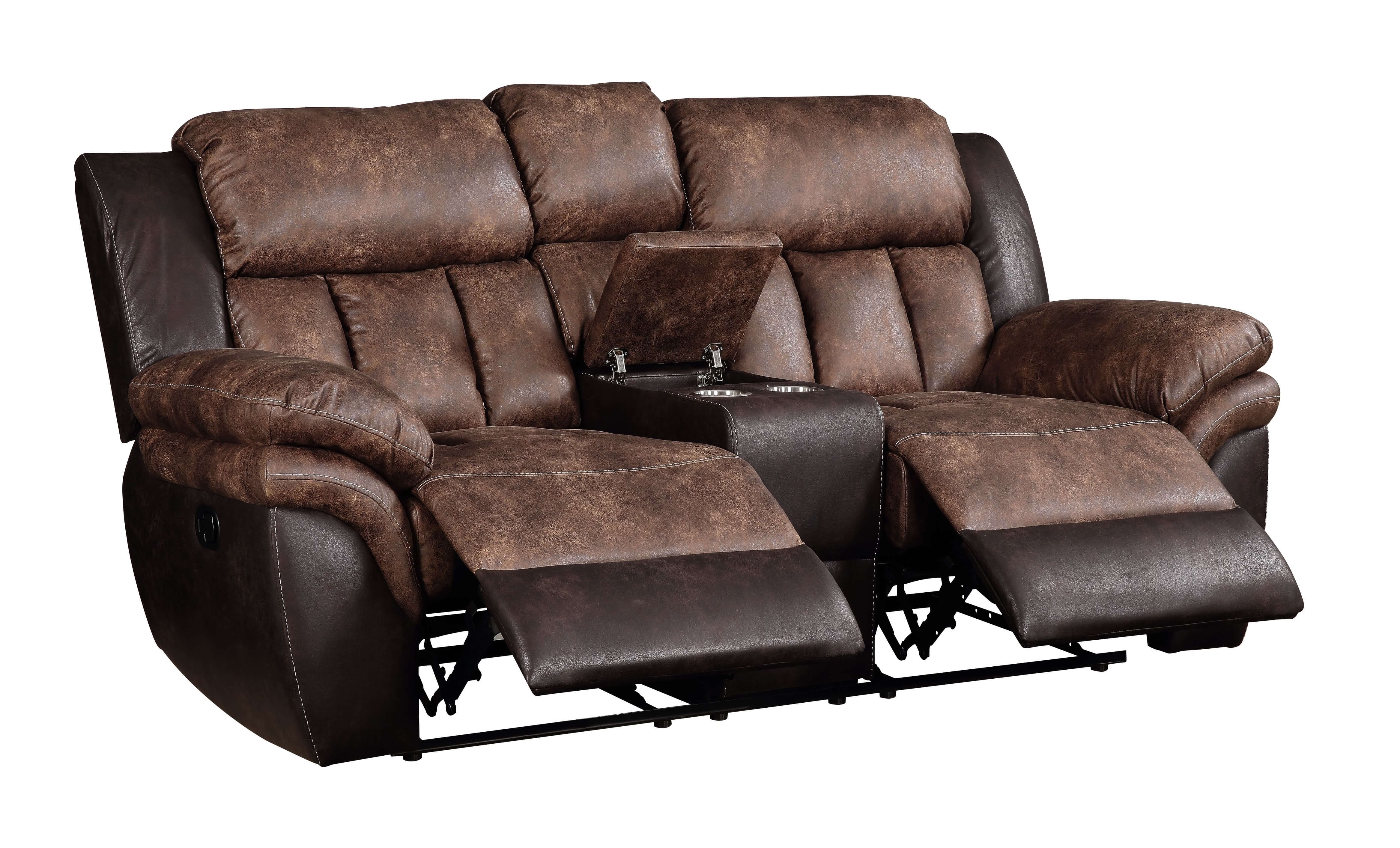 Upholstered Reclining Sofa