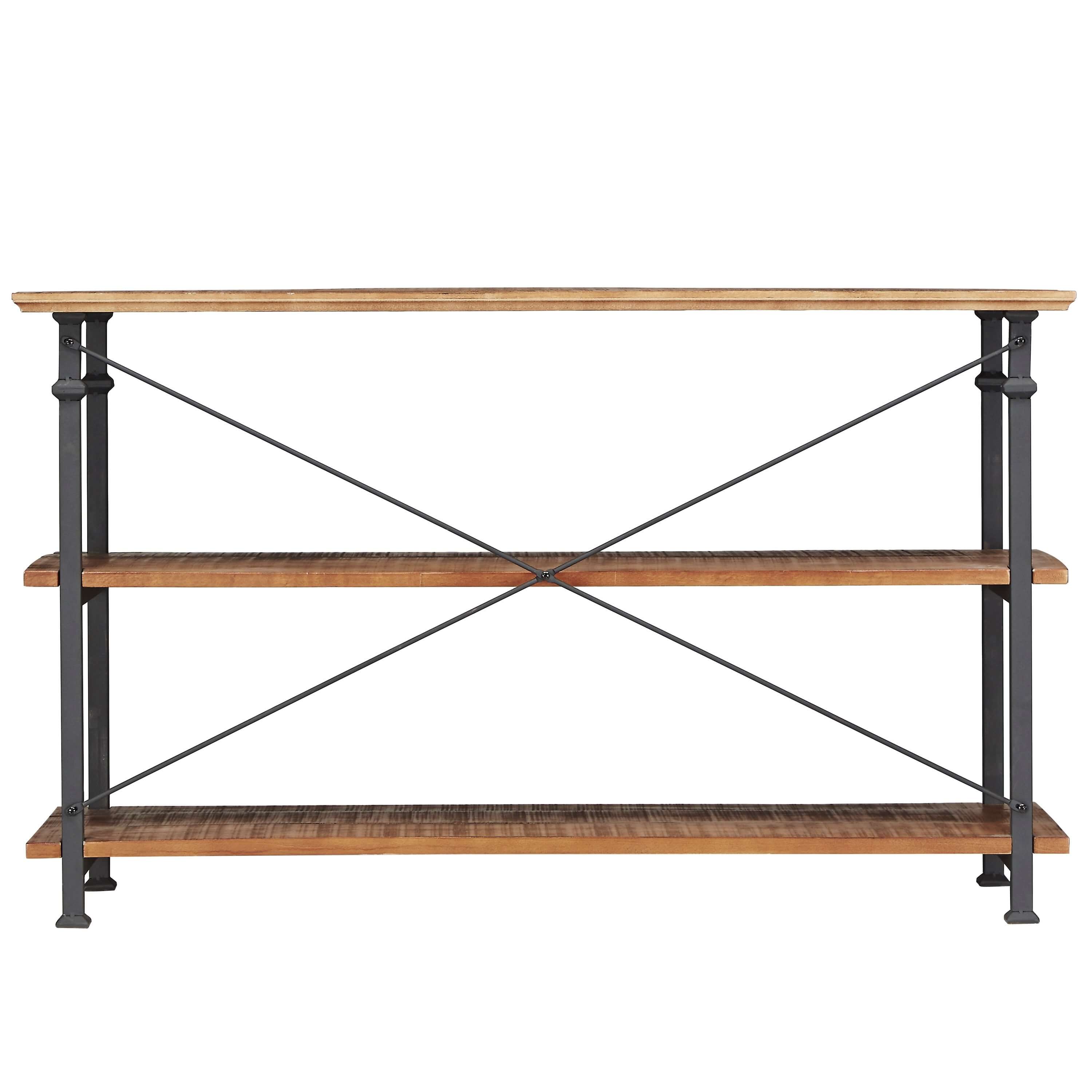 Factory Wood Console Table by Homelegance