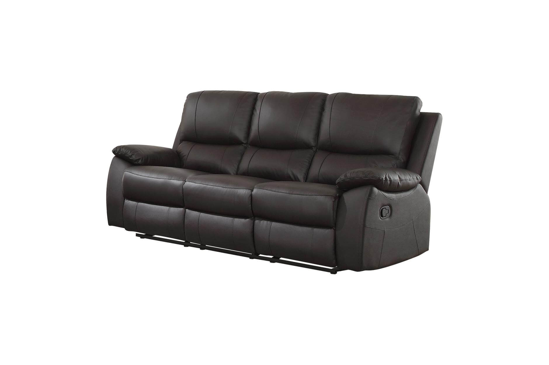 Greeley Leather Sofa by Homelegance