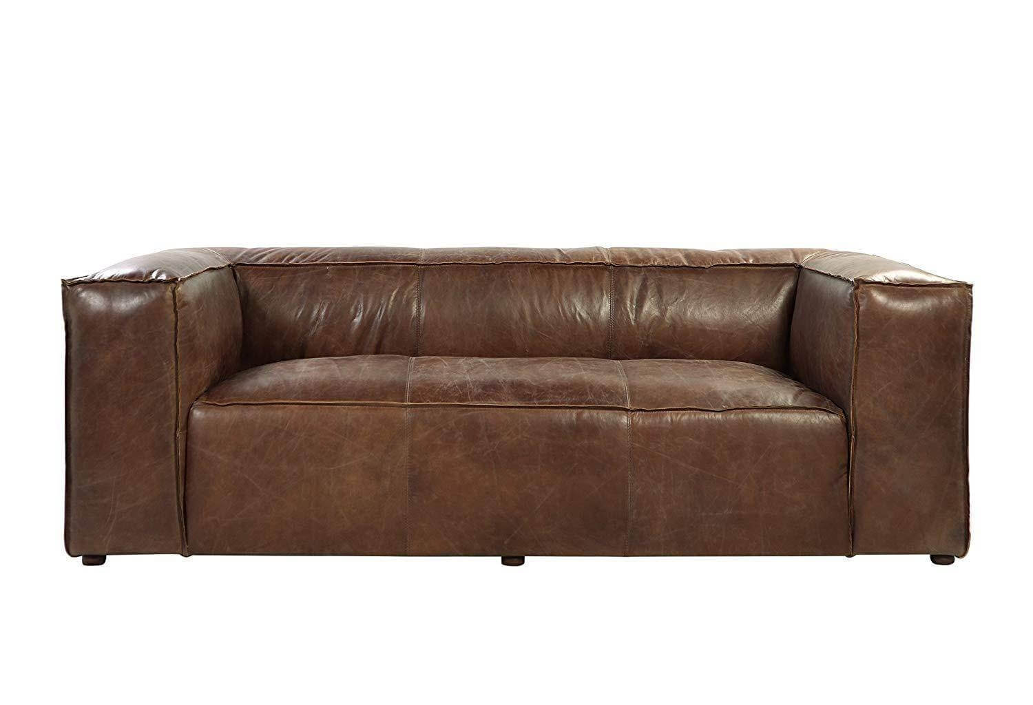 Brancaster Vintage Top Grain Leather Sofa