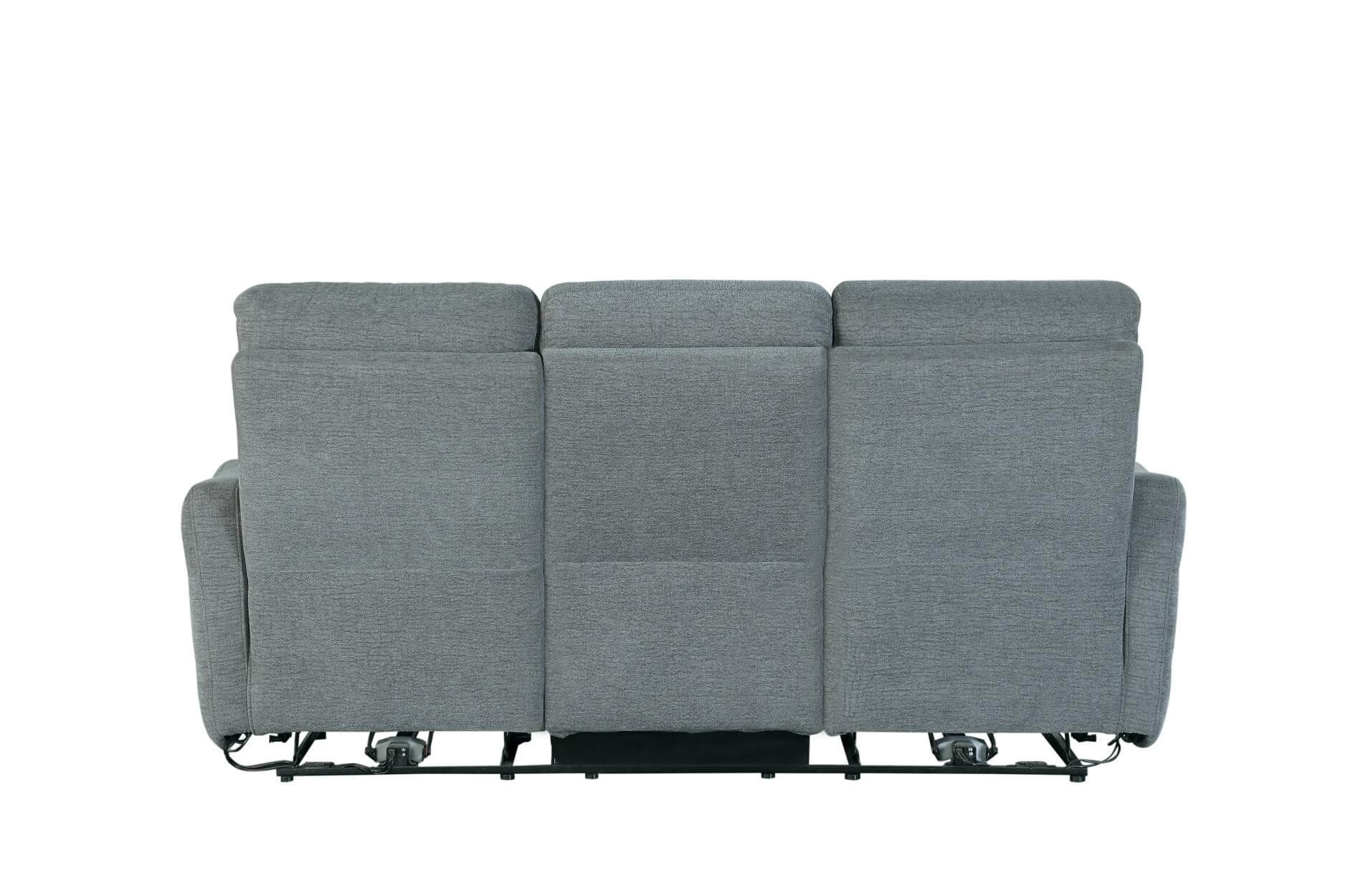 Edition Fabric Power Double Lay Flat Reclining Sofa by Homelegance