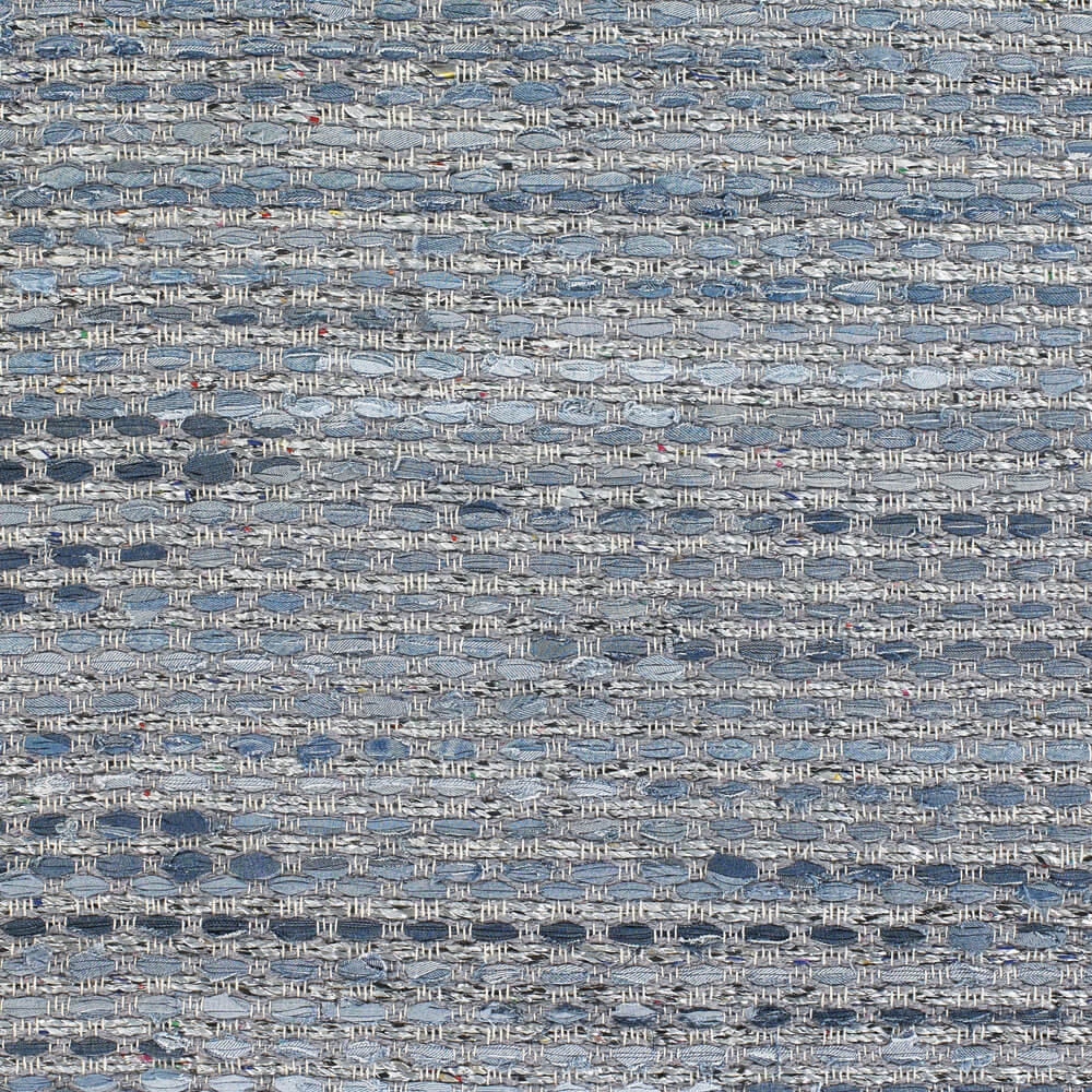 Easton Cotton/Foil Rectangular Hand-woven Rug, 5' x 7'6"