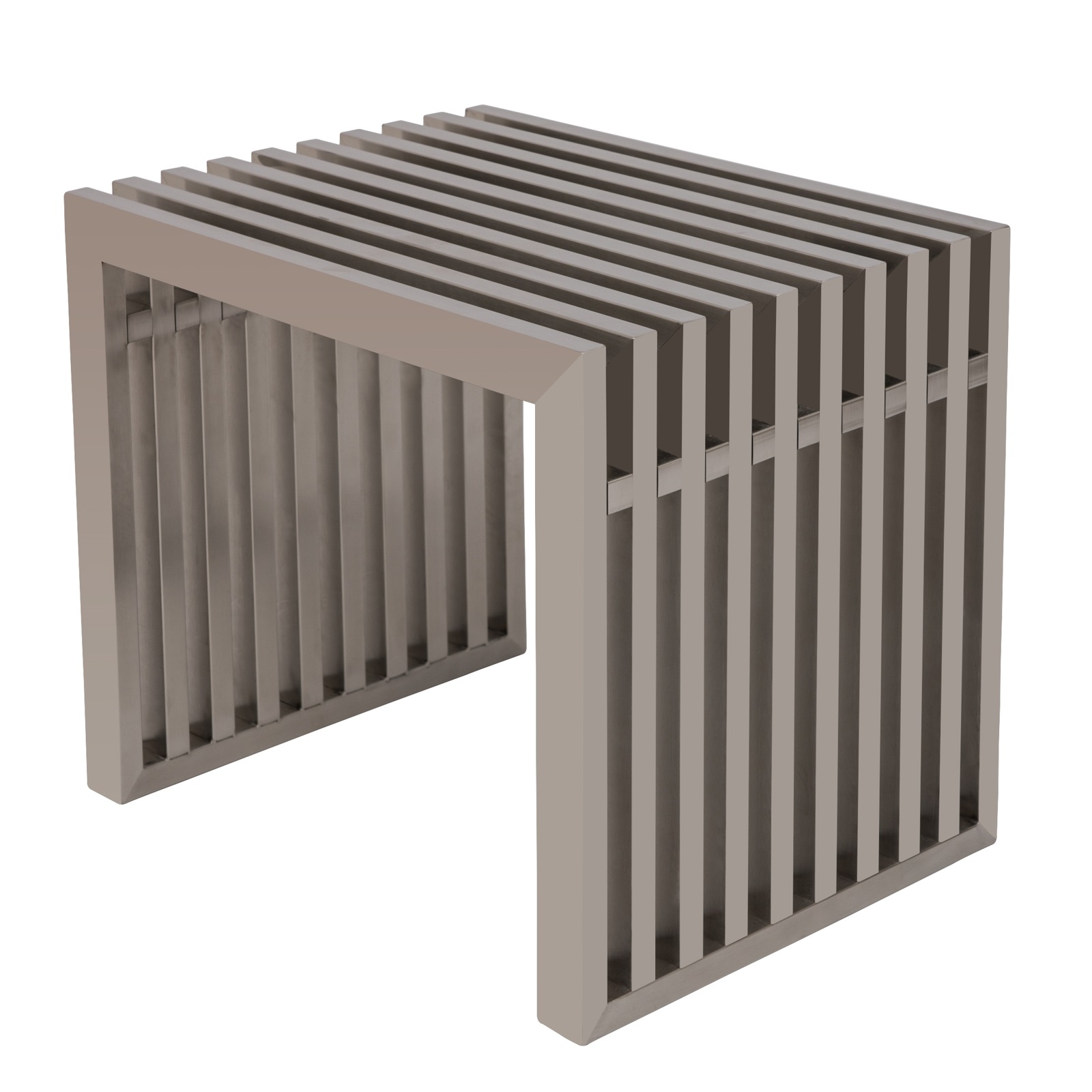 Eldert Gridiron Stainless Steel Bench