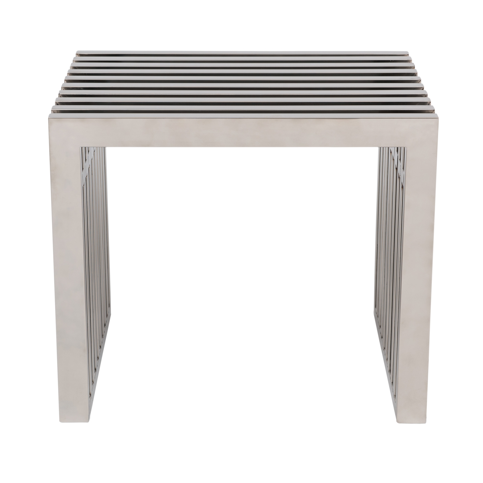 Eldert Gridiron Stainless Steel Bench
