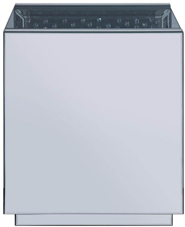 Nysa 81472 Mirrored/Faux Diamonds End Table