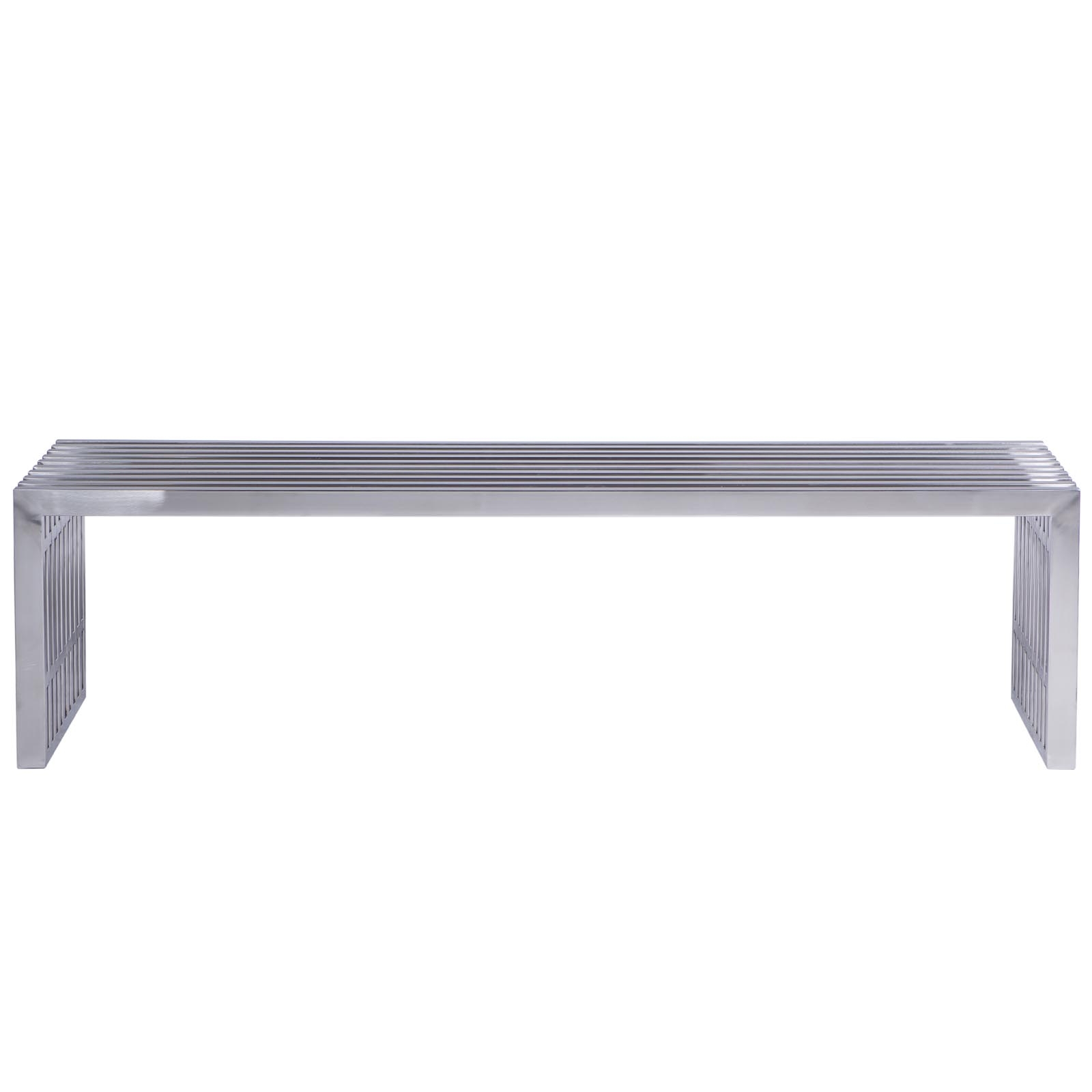 Eldert Gridiron Stainless Steel Bench