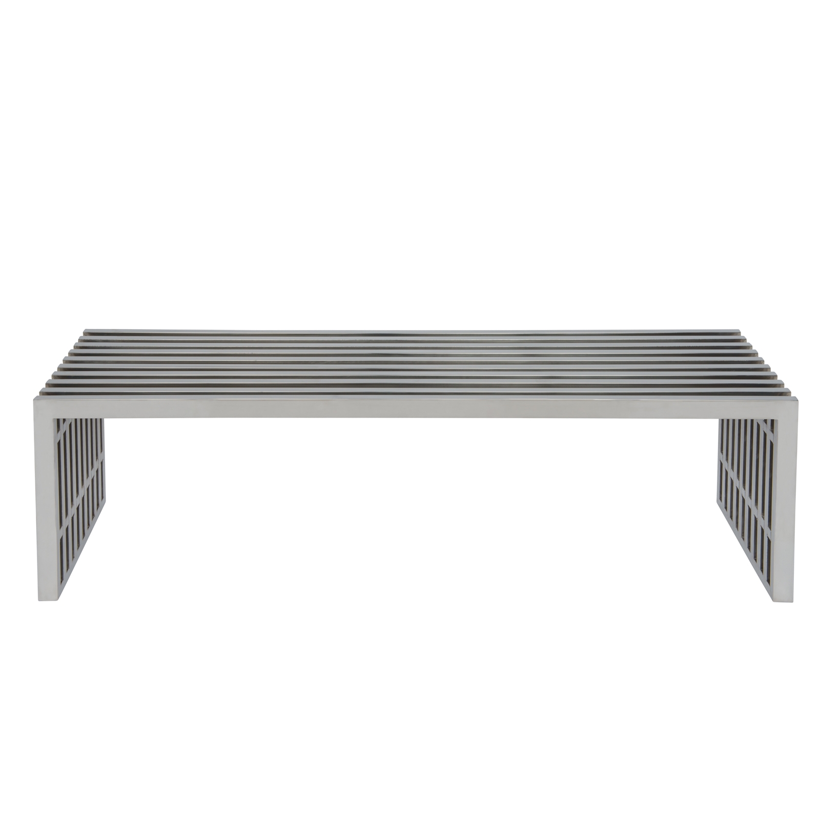 Eldert Gridiron Stainless Steel Bench