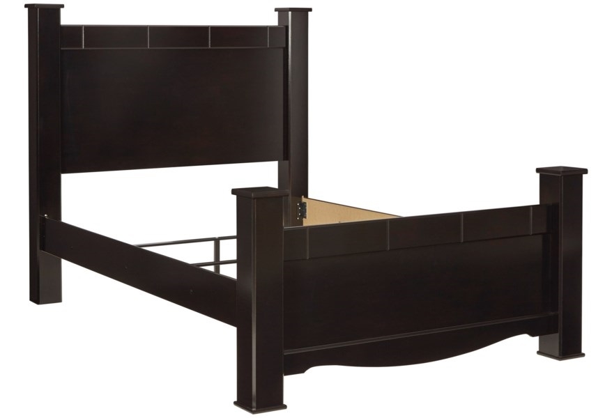 Mirlotown Wood Poster Bed